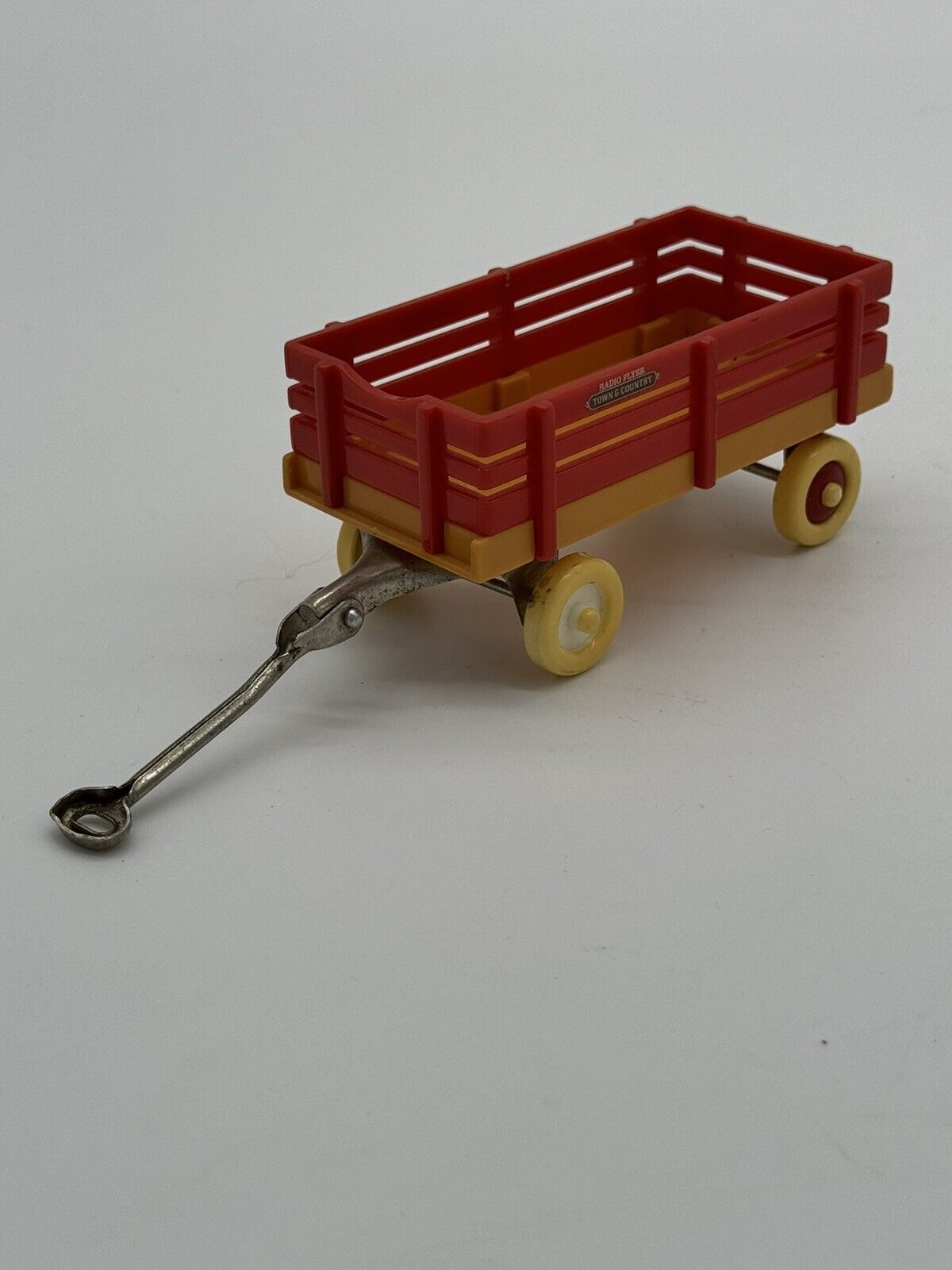 RADIO FLYER Mini Miniature Doll House RED Toy Wagon 4"
