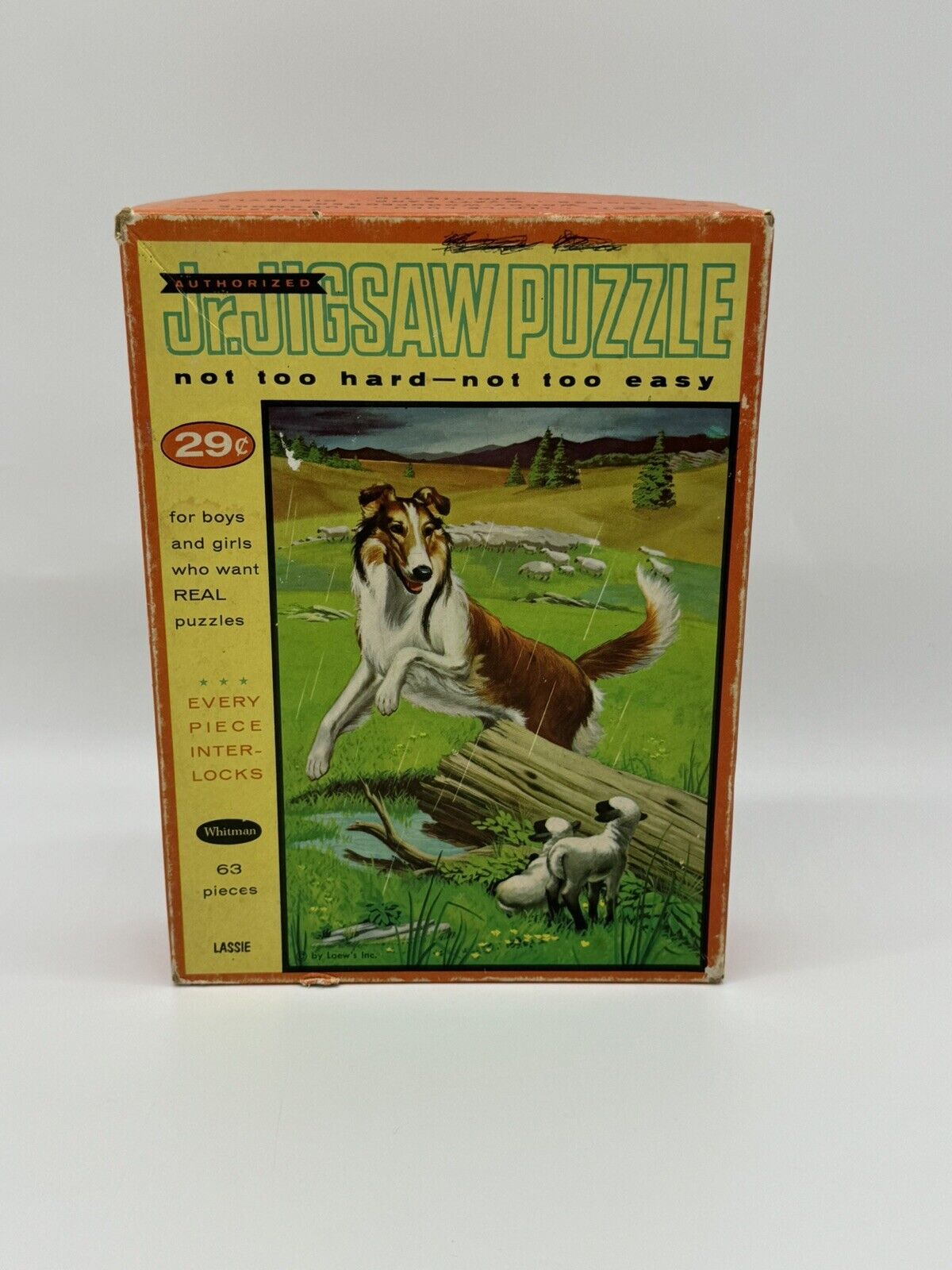 Whitman Lassie Jr Jigsaw Puzzle no. 302 USA COMPLETE ~ Great Shape