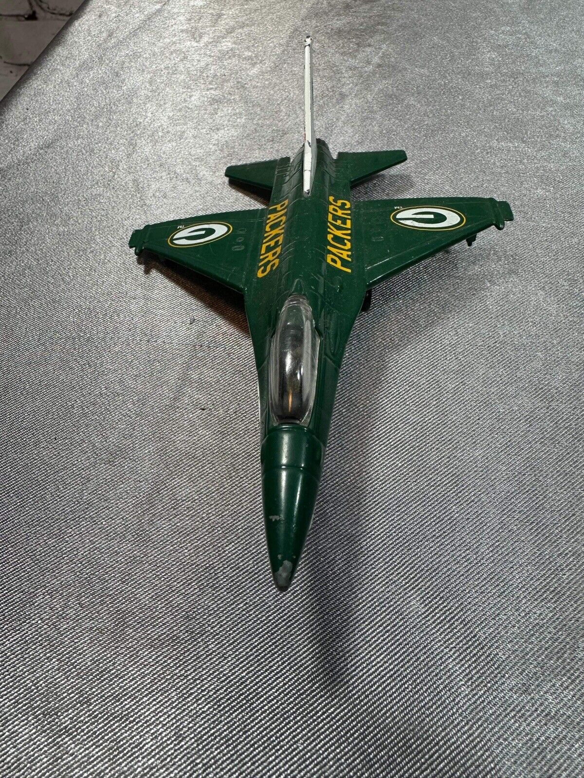 Green Bay Packers 1999 ERTL Metal Jet Plane Green 