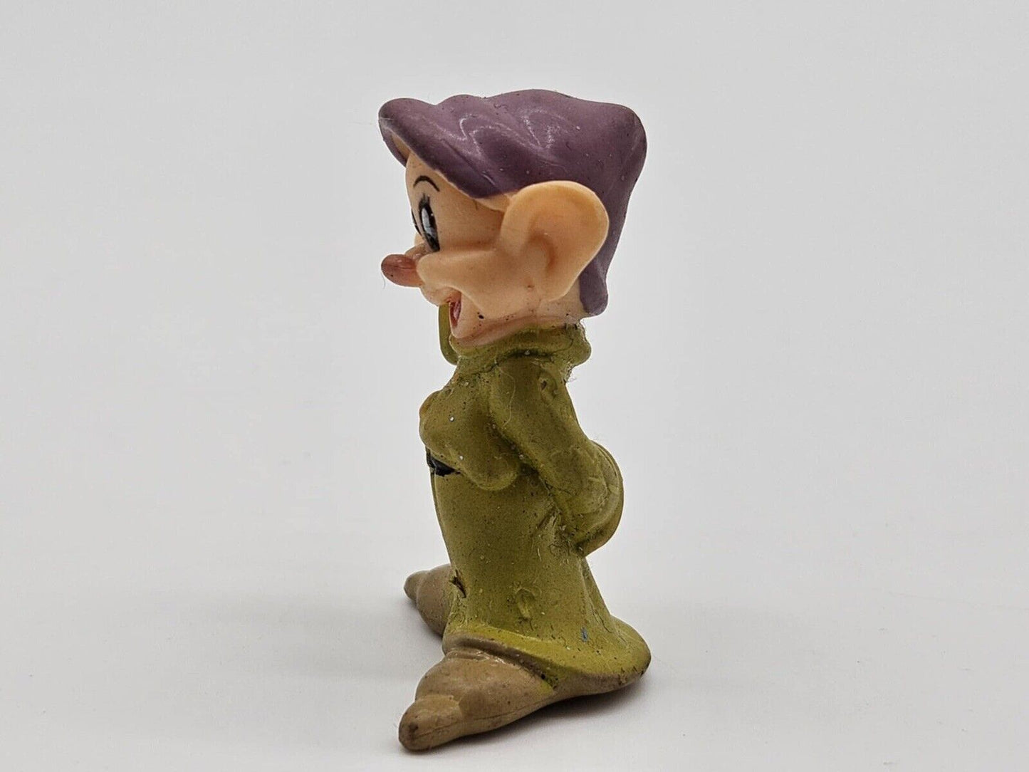 Dopey Snow White Seven Dwarf Pvc Cake Topper Figure Figurine Used 2” Rare Cute