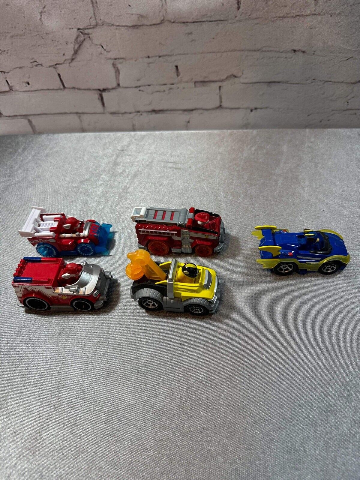 Lot Paw Patrol Cars Racecar Die Cast Racer Nickelodeon Toy Rescue Pups Rare