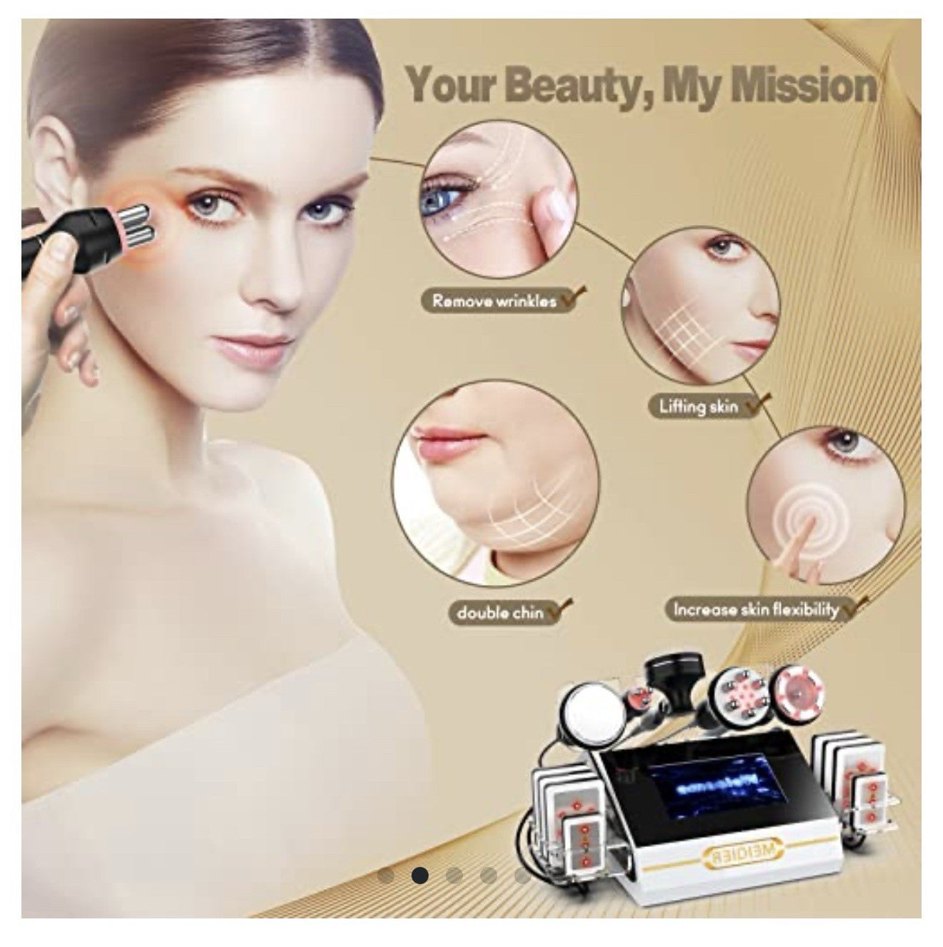 Aesthetician MEIQIER Machine, Multifunctional Skin Care Tool for Salon/Spa/Home