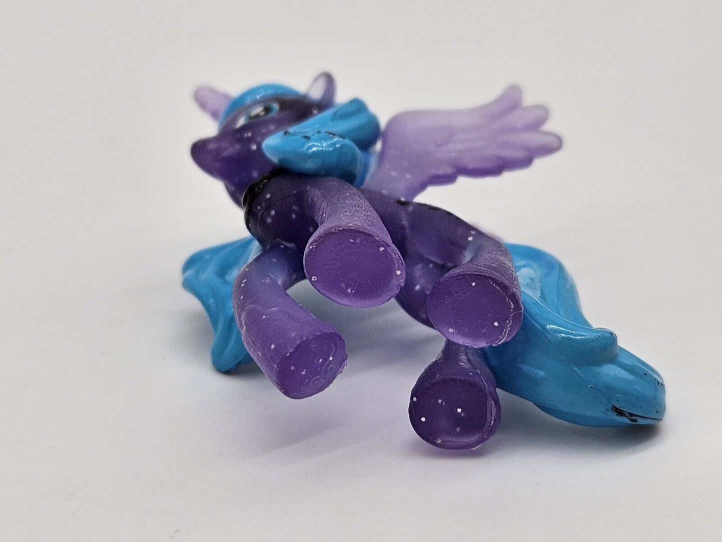 My Little Pony Blind Bag Princess Luna transparent glitter mini figure 2"