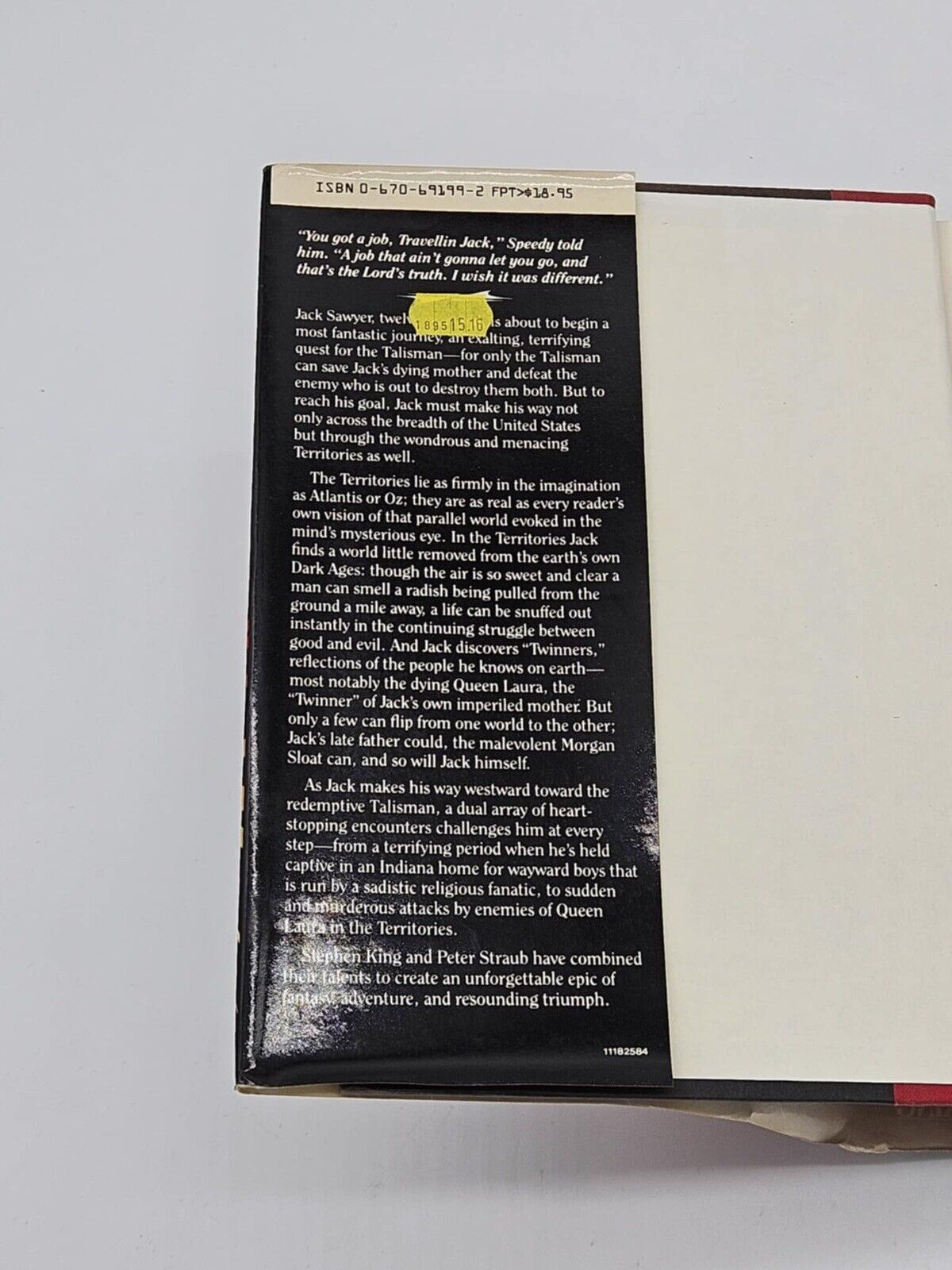 The Talisman by Stephen King & Peter Straub - First Edition, Viking 1984 1st/1st