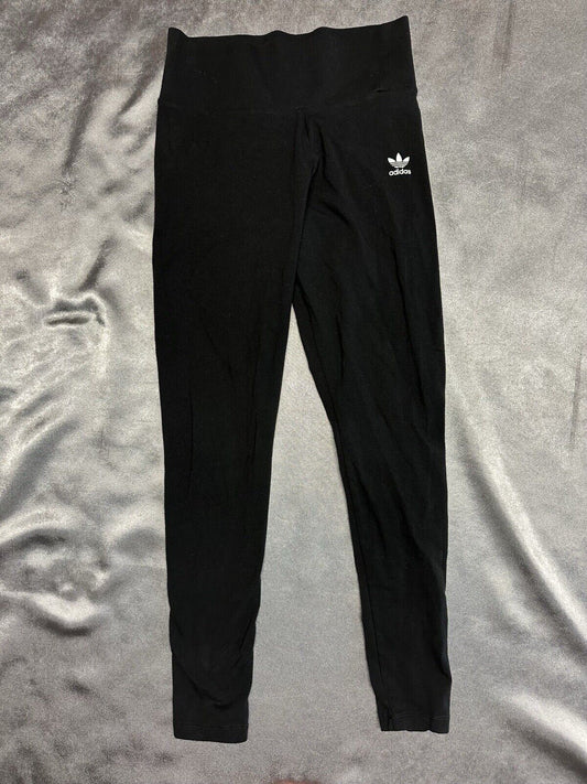 adidas Leggings Womens Size Med Black Workout Stretch Compression Gym WCLTH 001