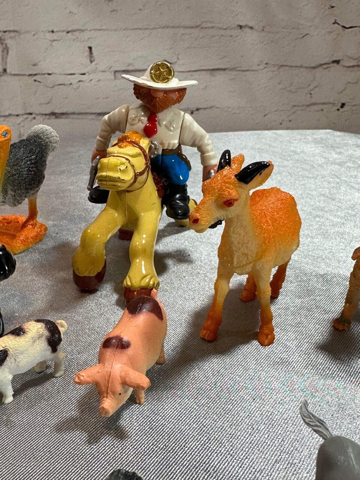 LOT Of 13 Vintage Plastic Toy Animals
