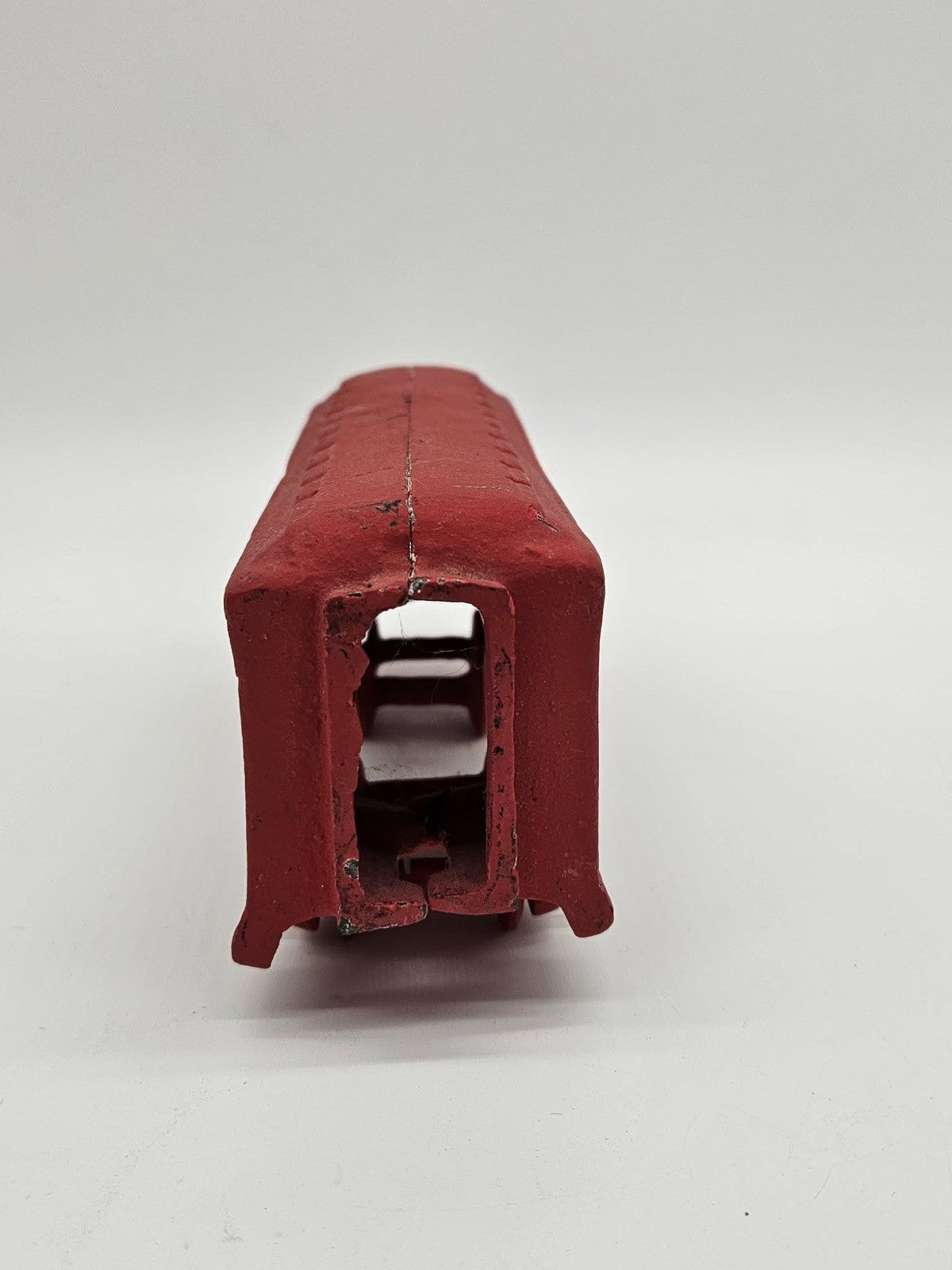 Washington 44 Red Cast Iron Passenger Car Train - 9” Long