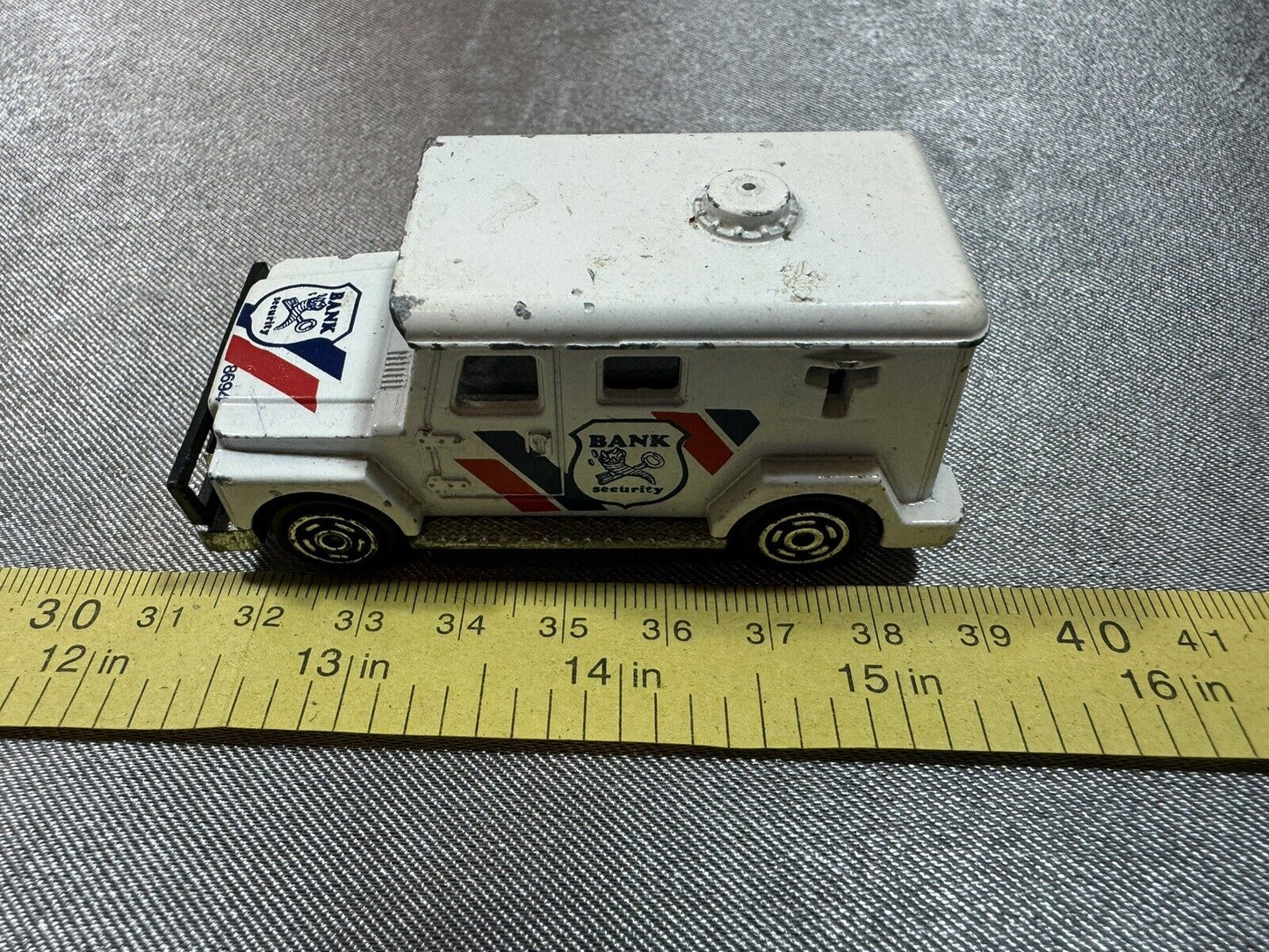 Majorette #204 White Bank Security Armored Car