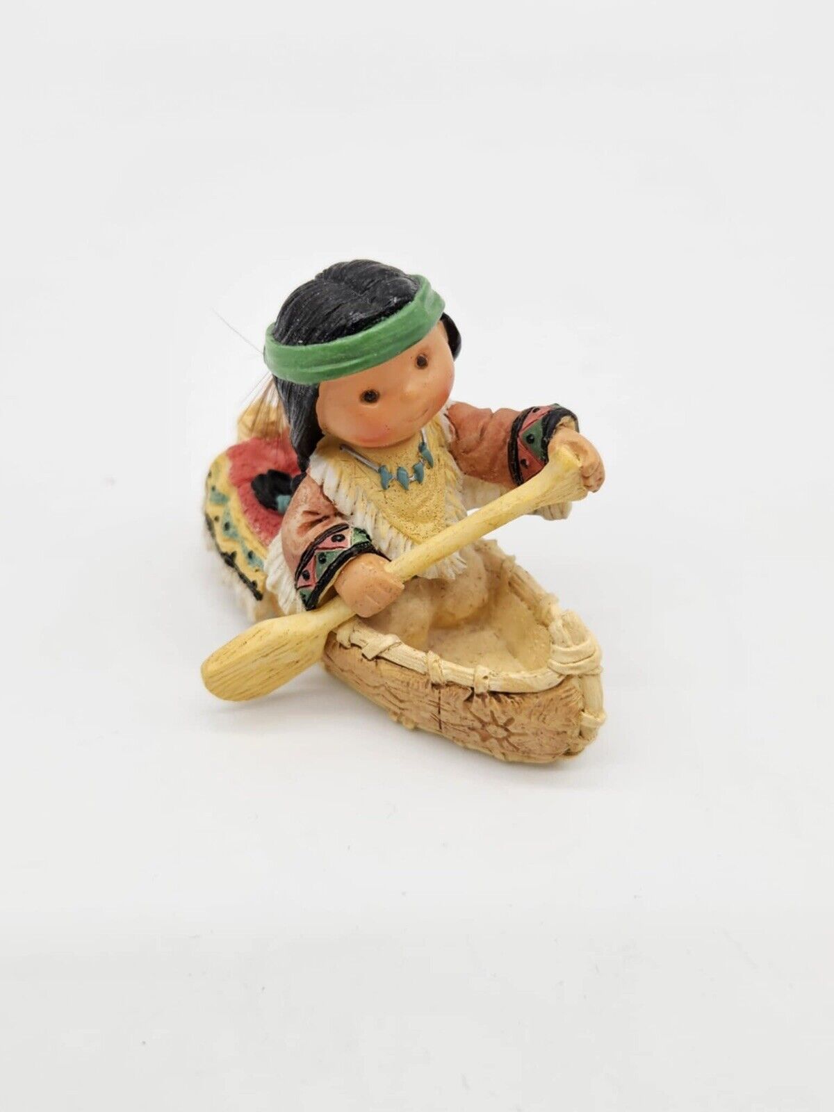 Friends Of The Feather- Boy In Canoe