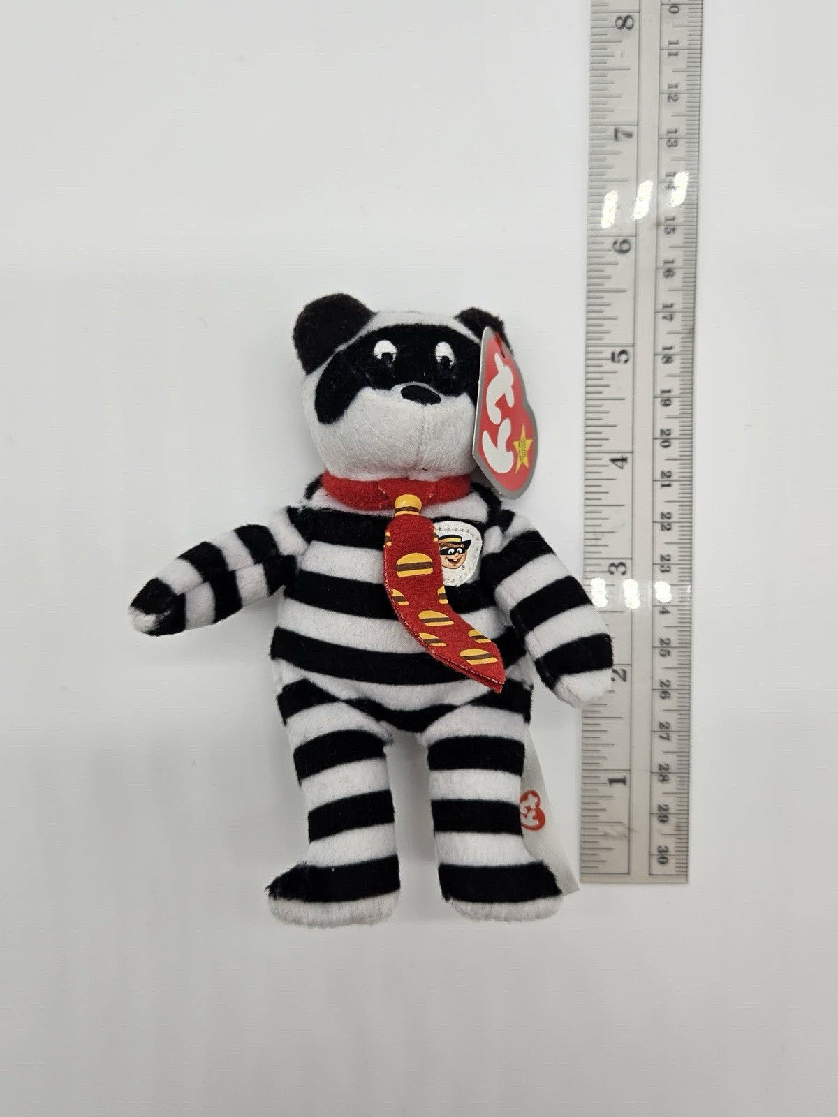 TY McDonald's 2004 Hamburglar The Bear Teenie Original Beanie Baby