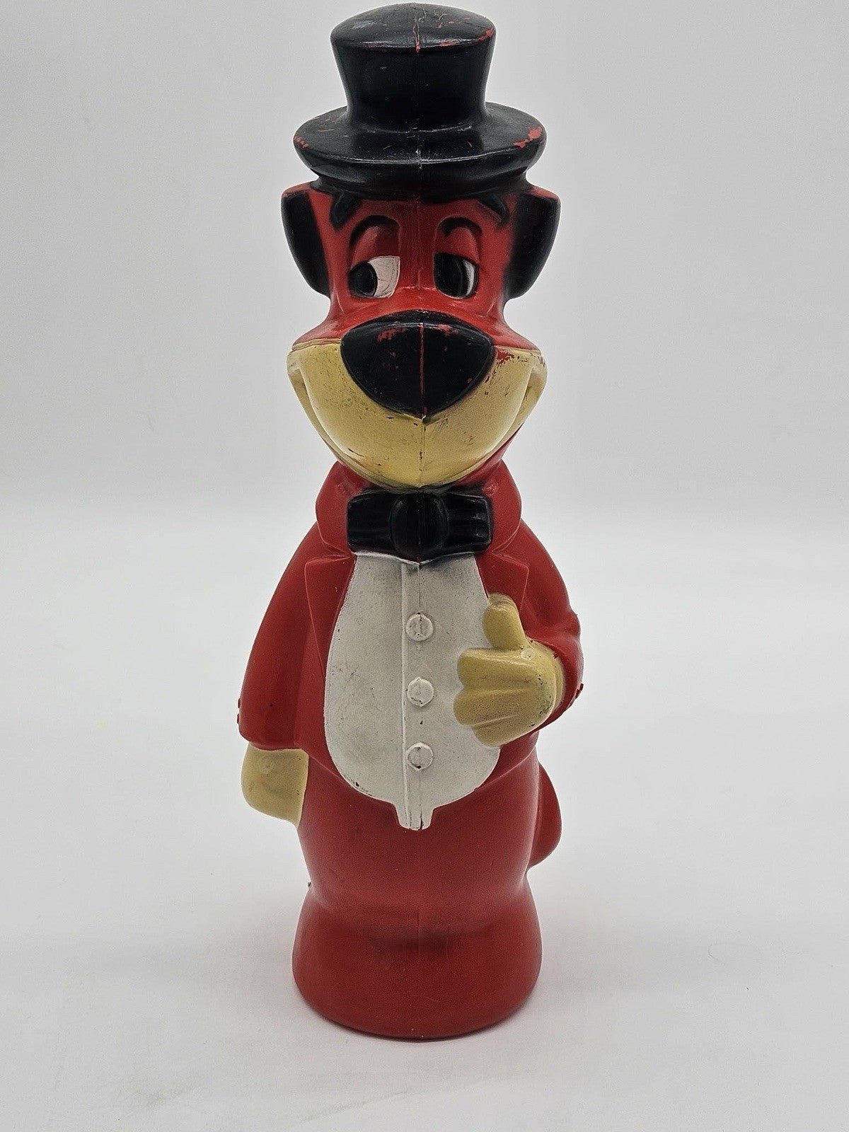 VINTAGE 1960’s HUCKLEBERRY HOUND PLASTIC MOLD COIN BANKS 10