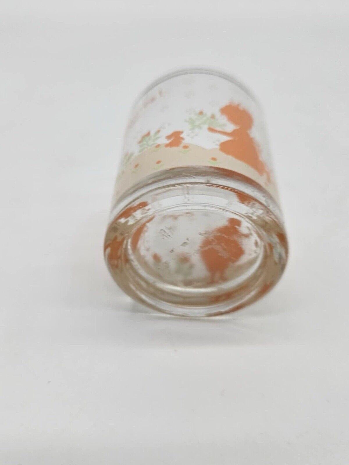 Vintage Candle Holder Silhouette Children "Enjoy Life’s Little Pleasures"