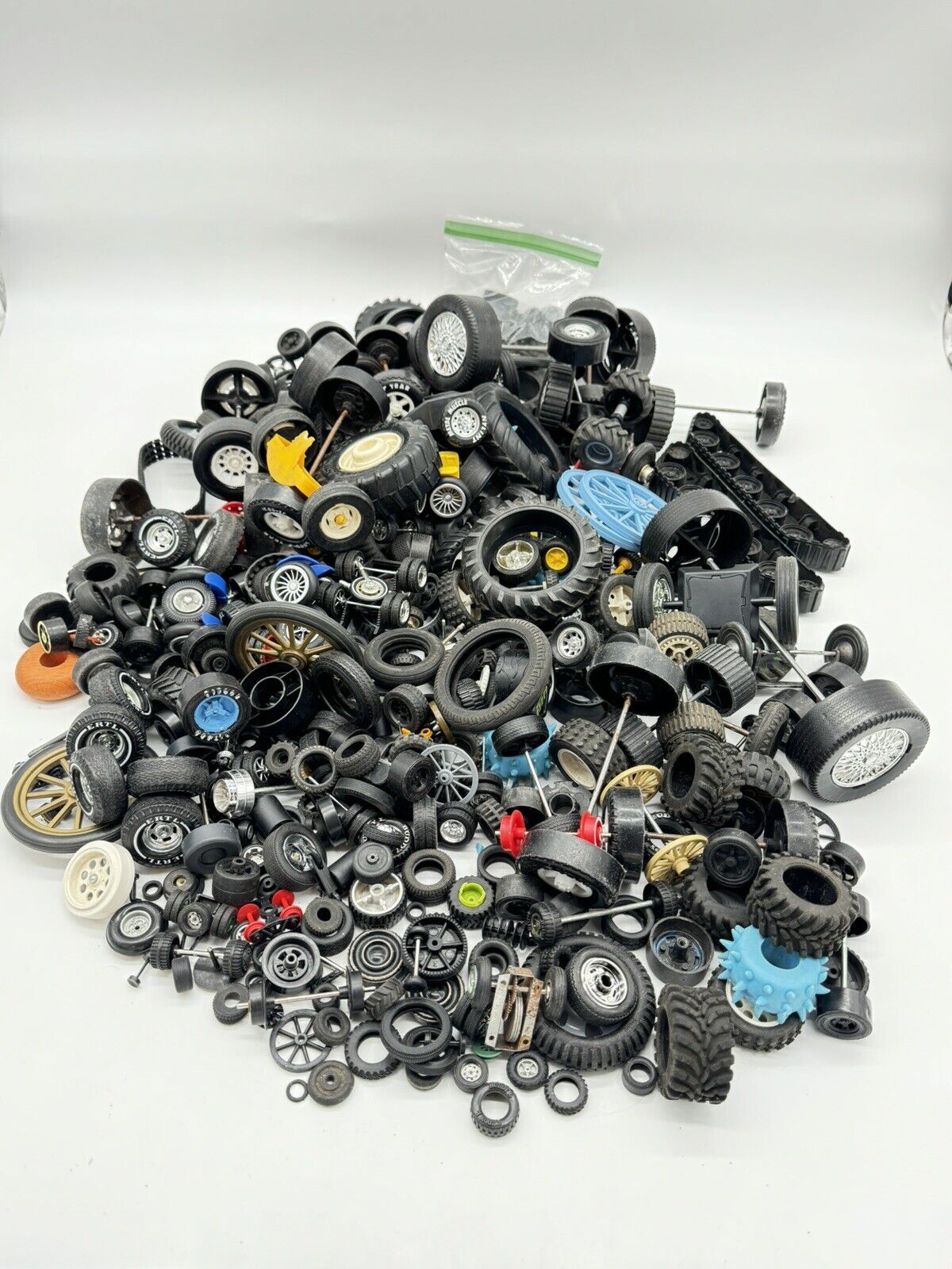 Vintage Huge Lot Of Toy Tires & Wheels