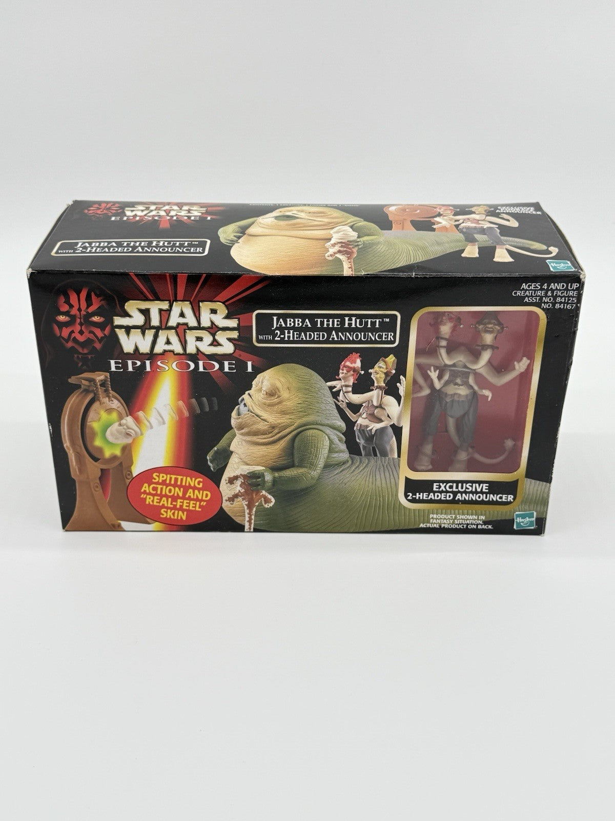 Star Wars Episode I Jabba the Hutt with 2-headed Announcer -Factory Sealed