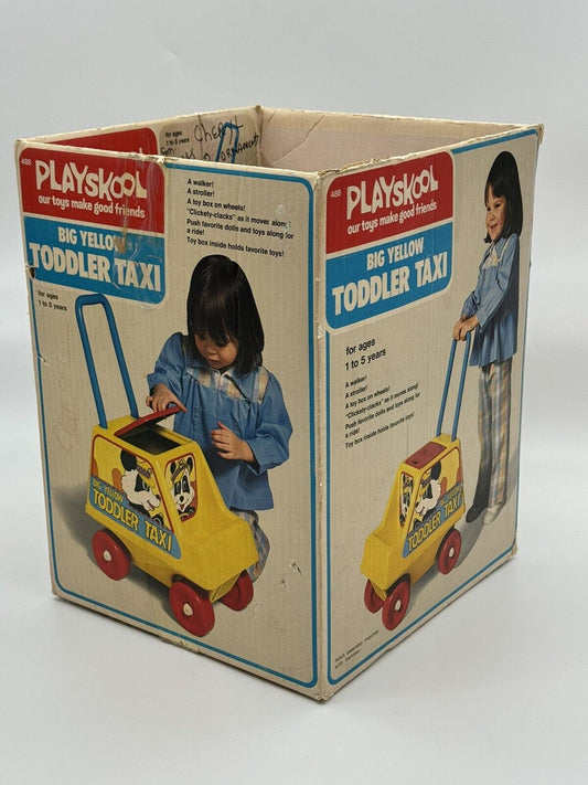 Vintage 1970s Toddler Taxi **BOX ONLY** 006