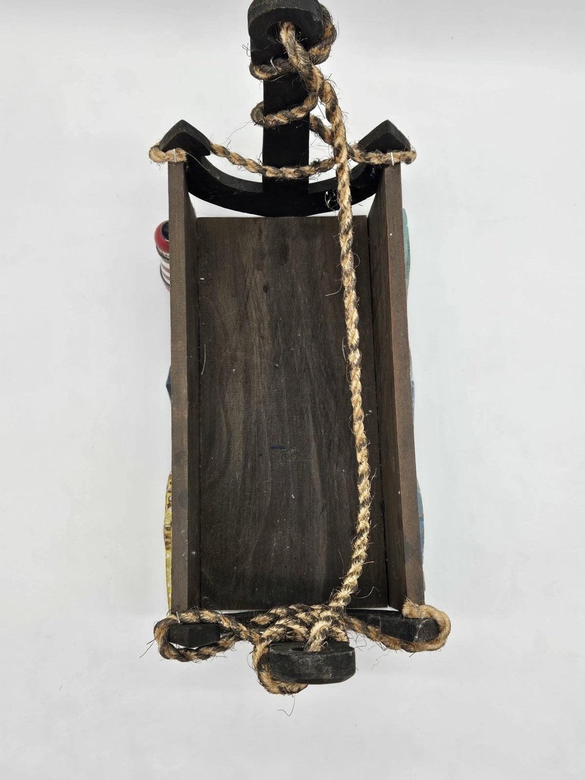 Wooden Nautical Decor Box 13.5 In Long