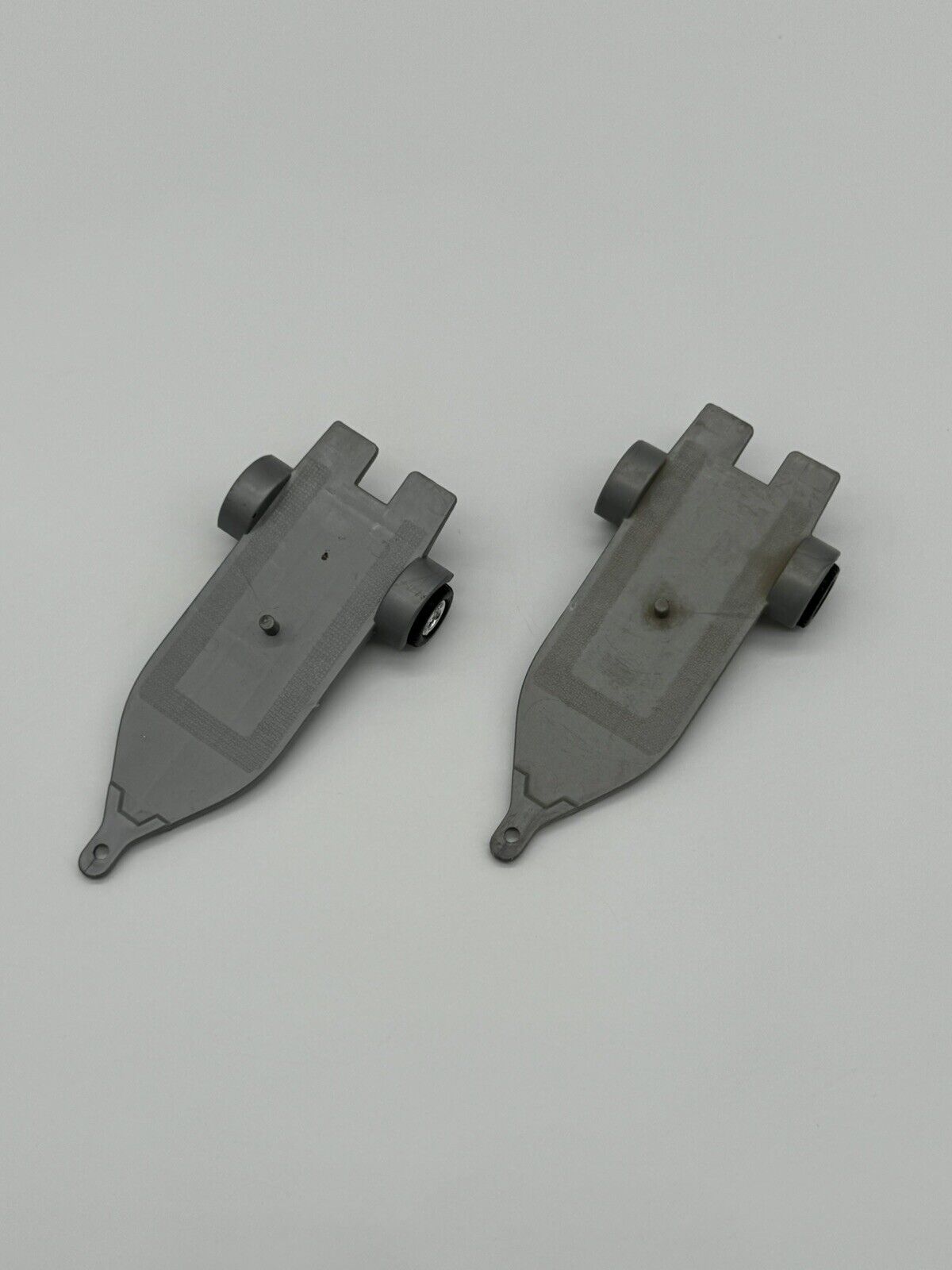 Lot of 2 Vintage Nylint Plastic Grey Trailers 1980s