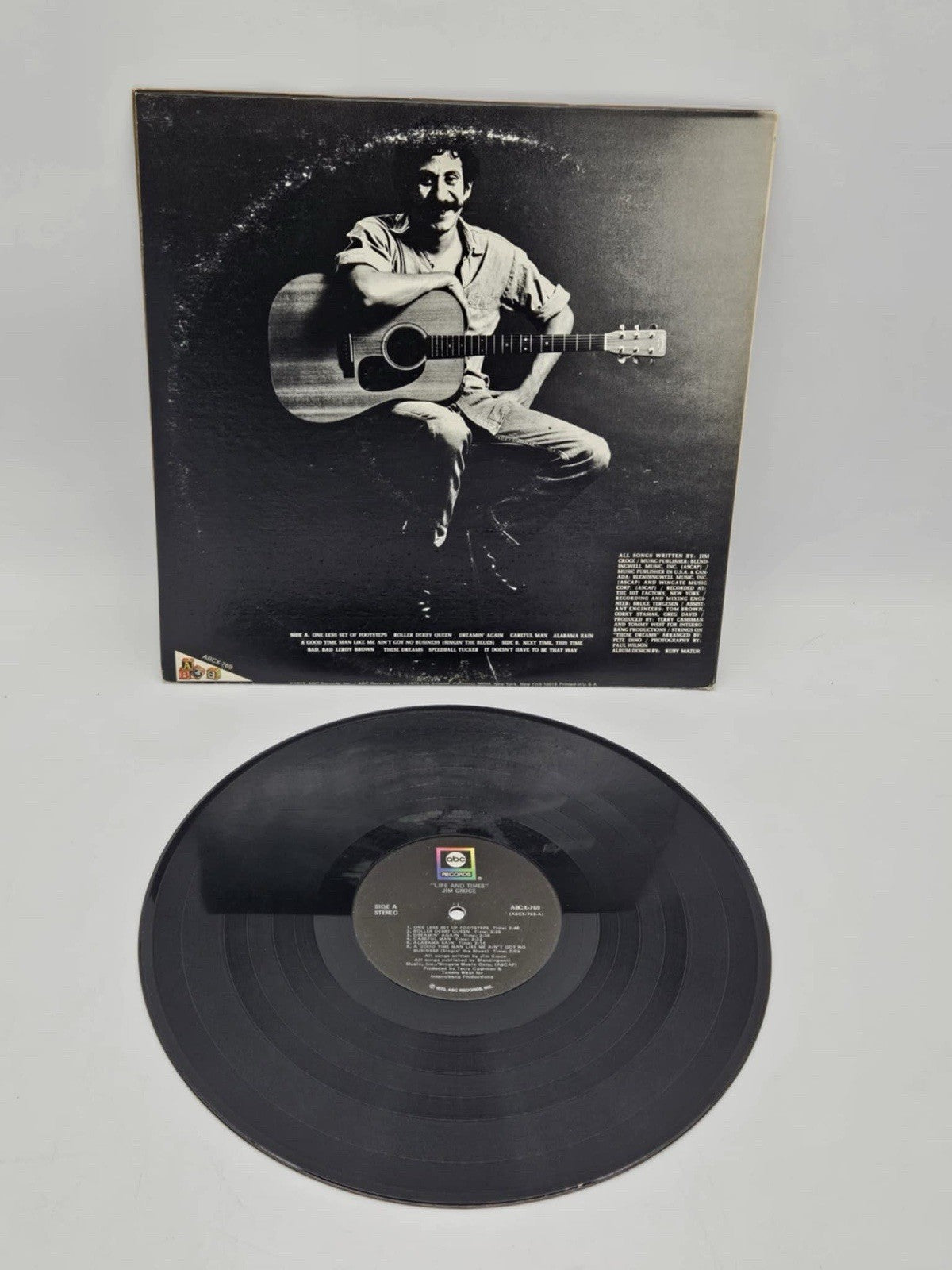 Jim Croce Life and Times Gatefold 1973 Vinyl 12'' Vintage