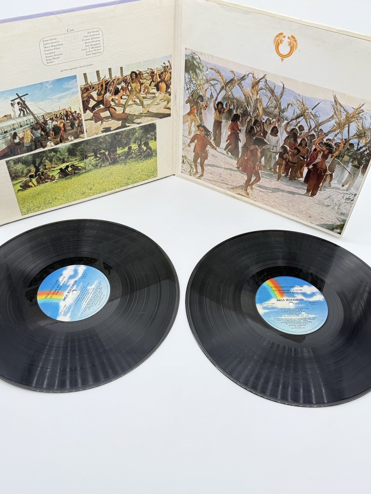 JESUS CHRIST SUPERSTAR Original Soundtrack 1973 2xLP Vinyl Record MCA 2-11000