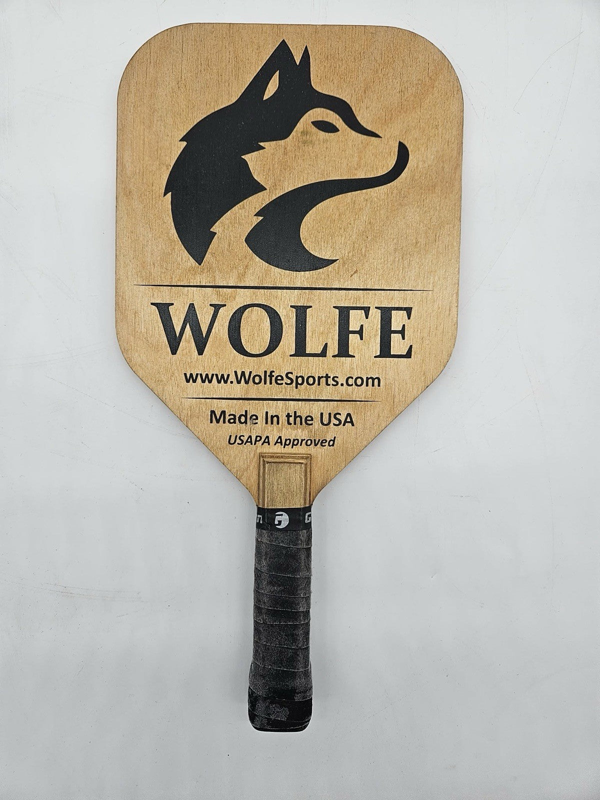 WolfeSports Wooden Pickleball Paddle