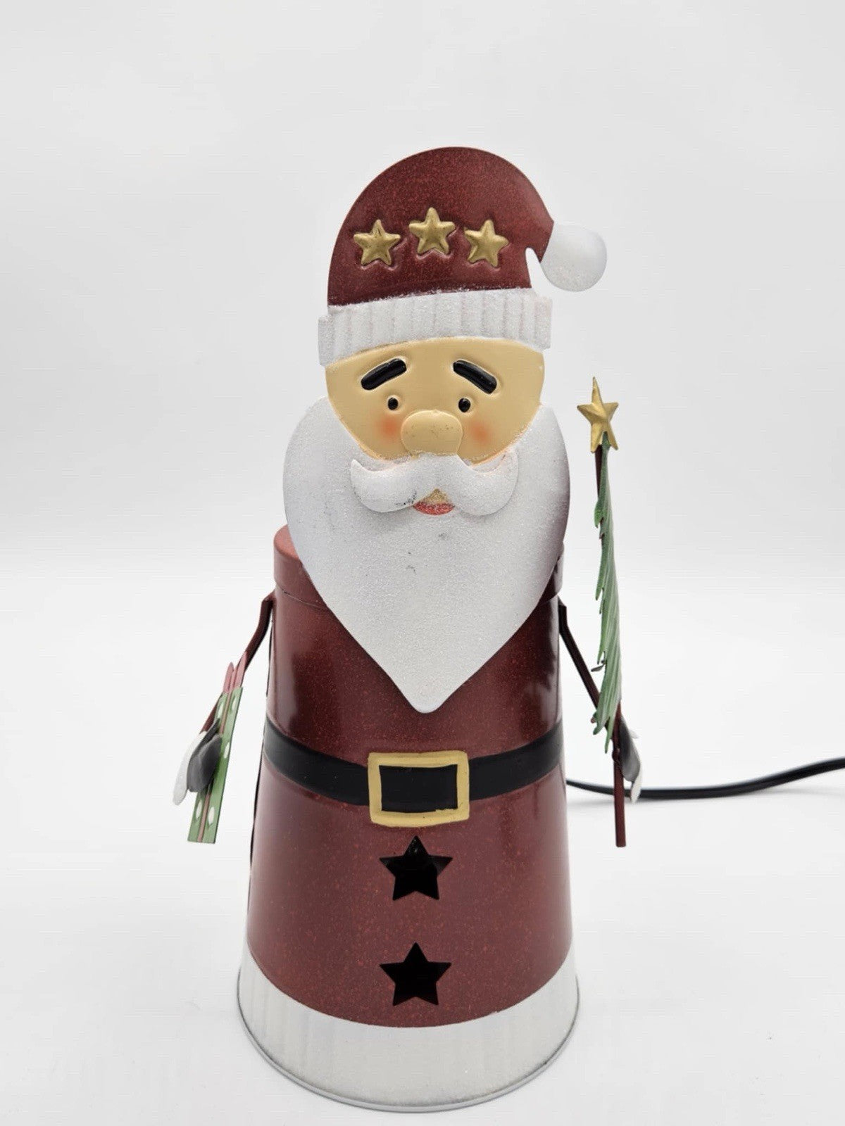 Scentsy Christmas Claus 2021 Retired Wax Warmer Holiday Santa Tree