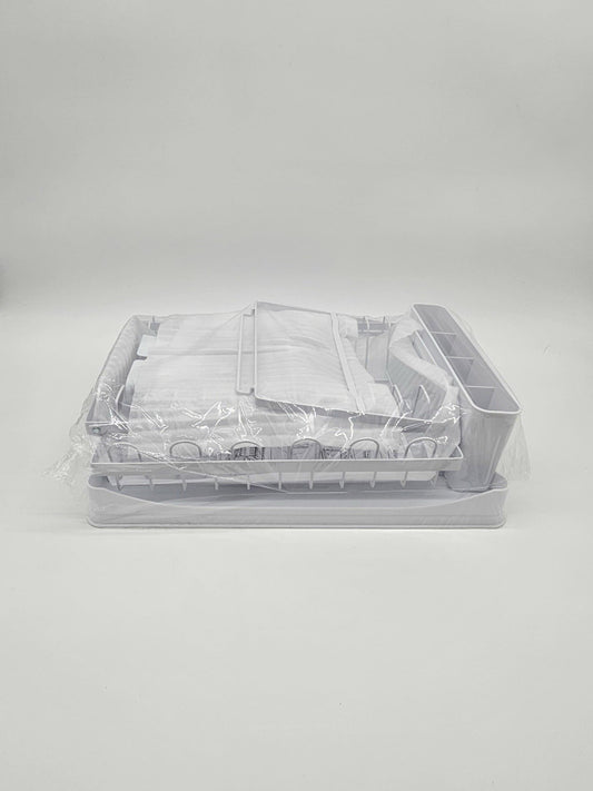 OXO Foldaway Dishrack Dish Drainer Rack Plastic Folding Good Grips Kitchen Home
