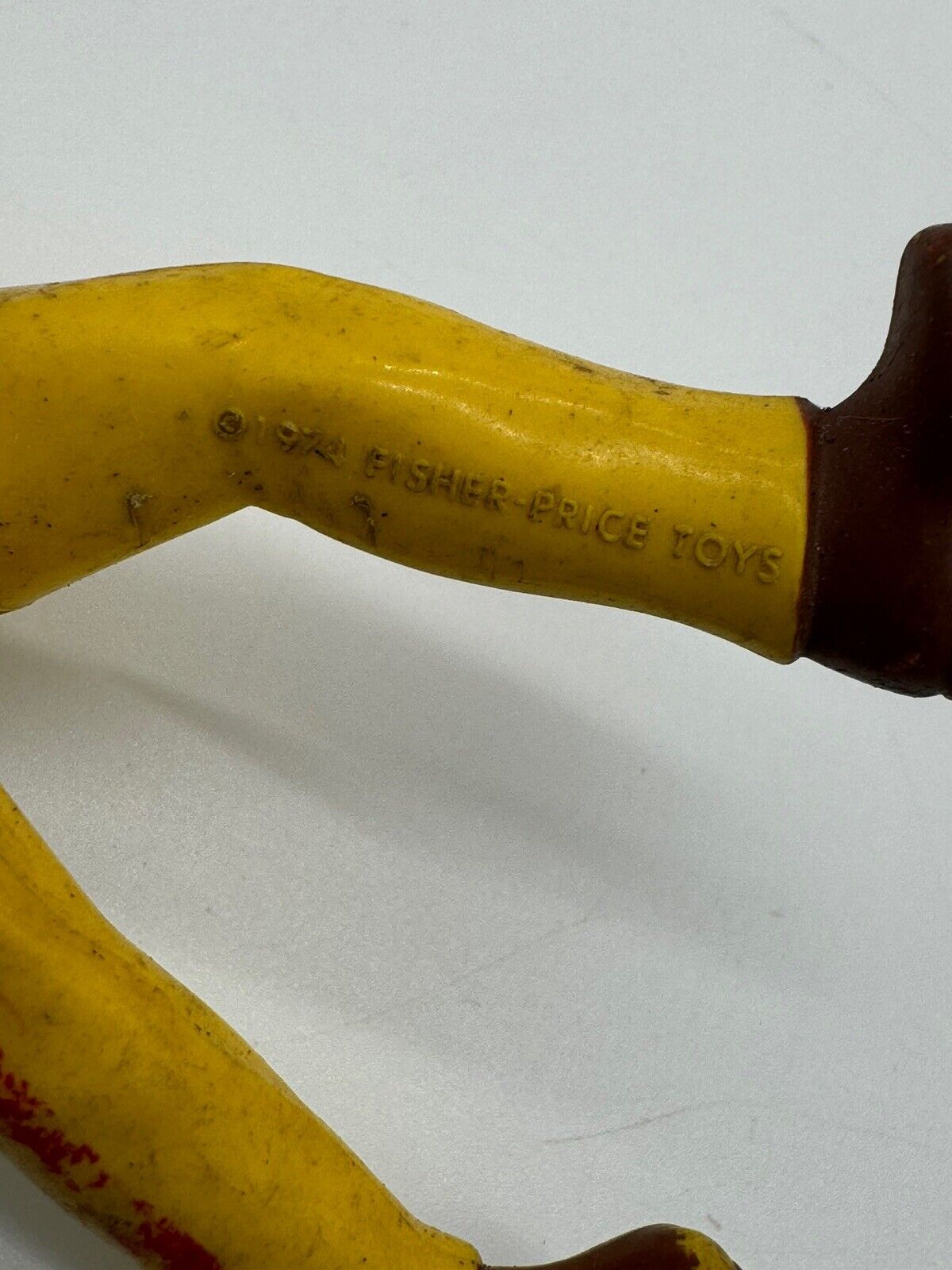 FISHER PRICE ADVENTURE PEOPLE MAN CAR DRIVER PILOT MOTORCYCLE 1974 HONG KONG.