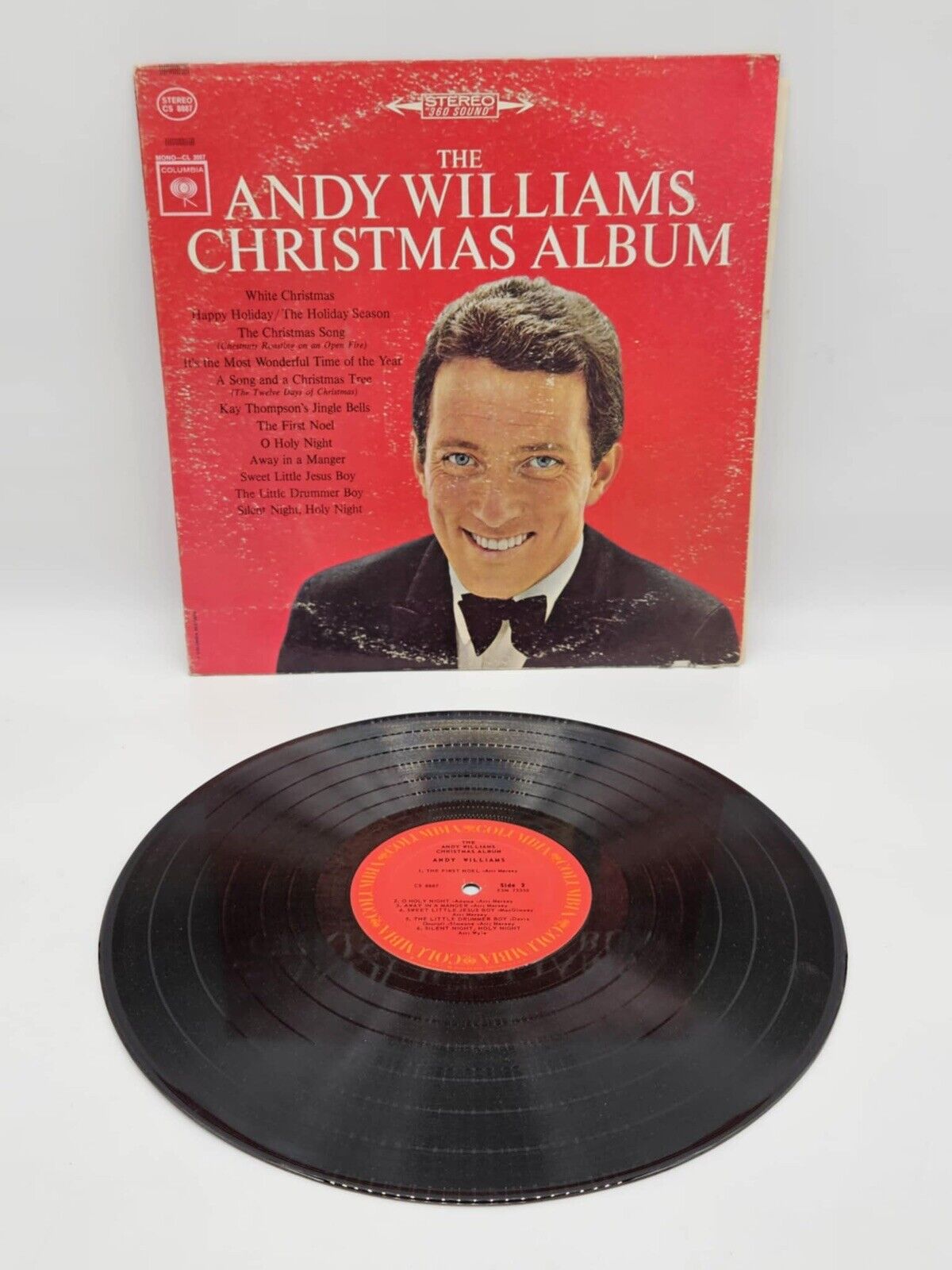 THE ANDY WILLIAMS CHRISTMAS VINAL RECORD ALBUM