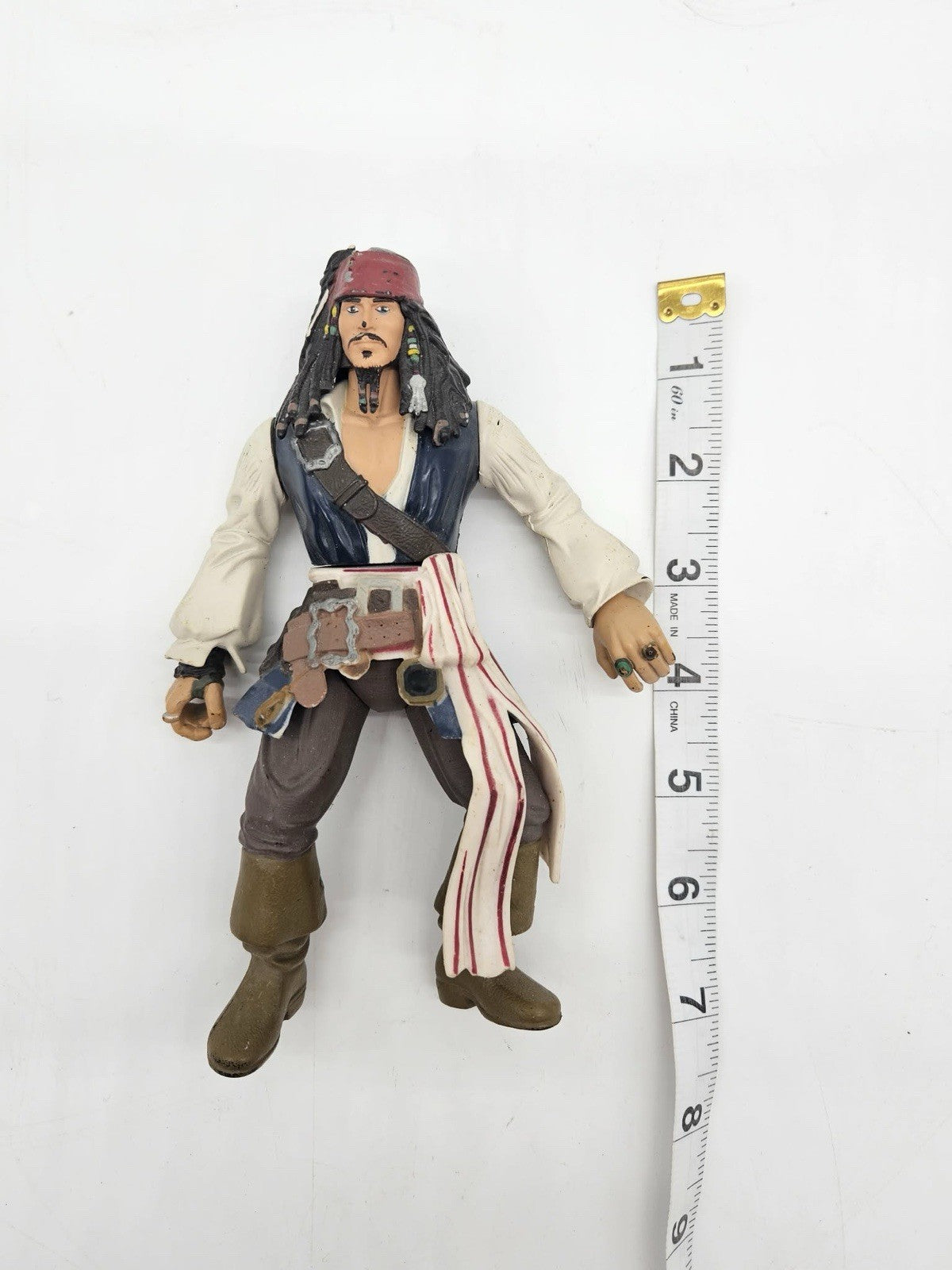 Pirates Of The Caribbean Captain Jack Sparrow 7" Action Figure Zizzle Disney