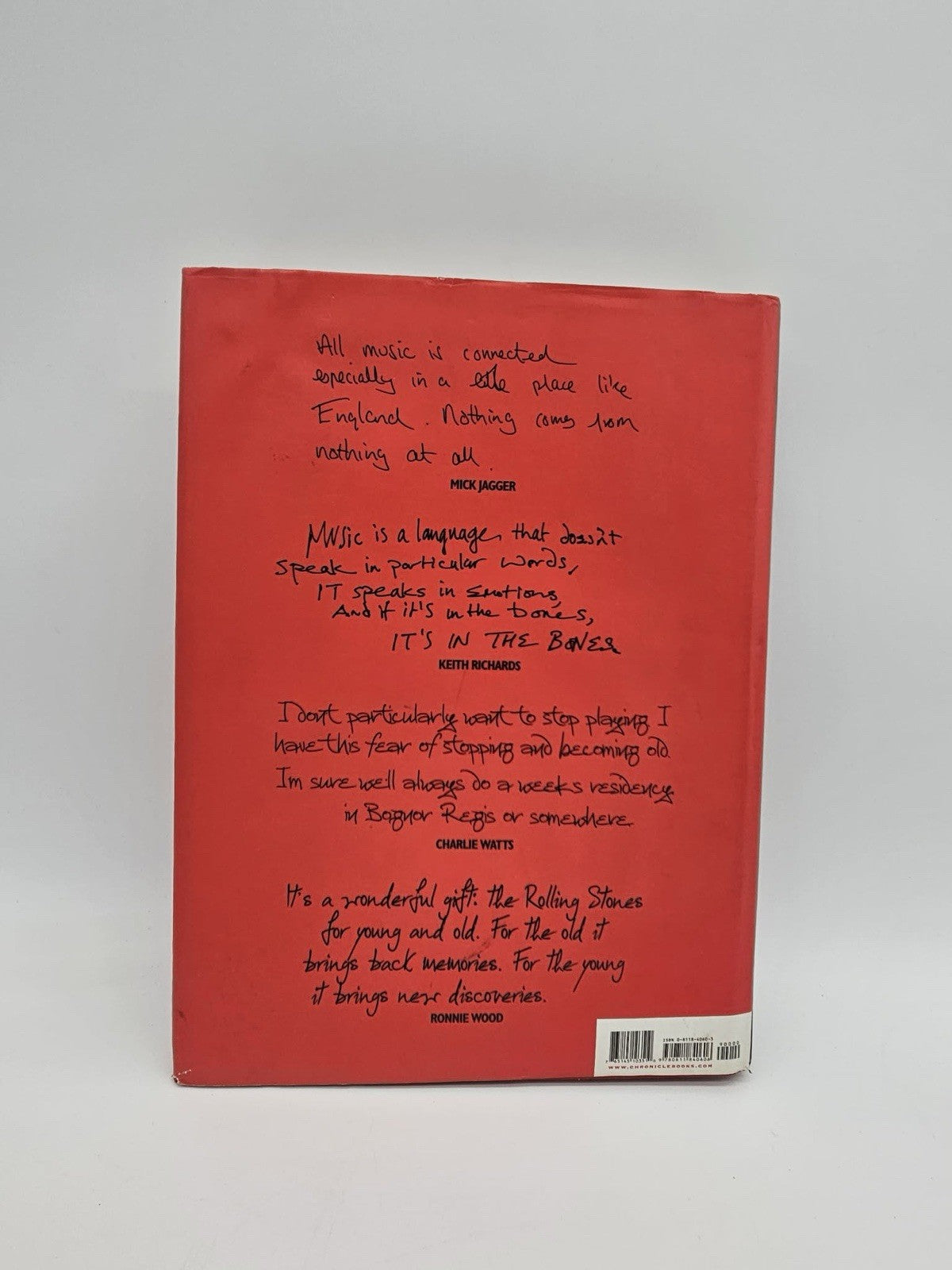 ACCORDING TO THE ROLLING STONES HARDBACK BOOK  2003, Oversize