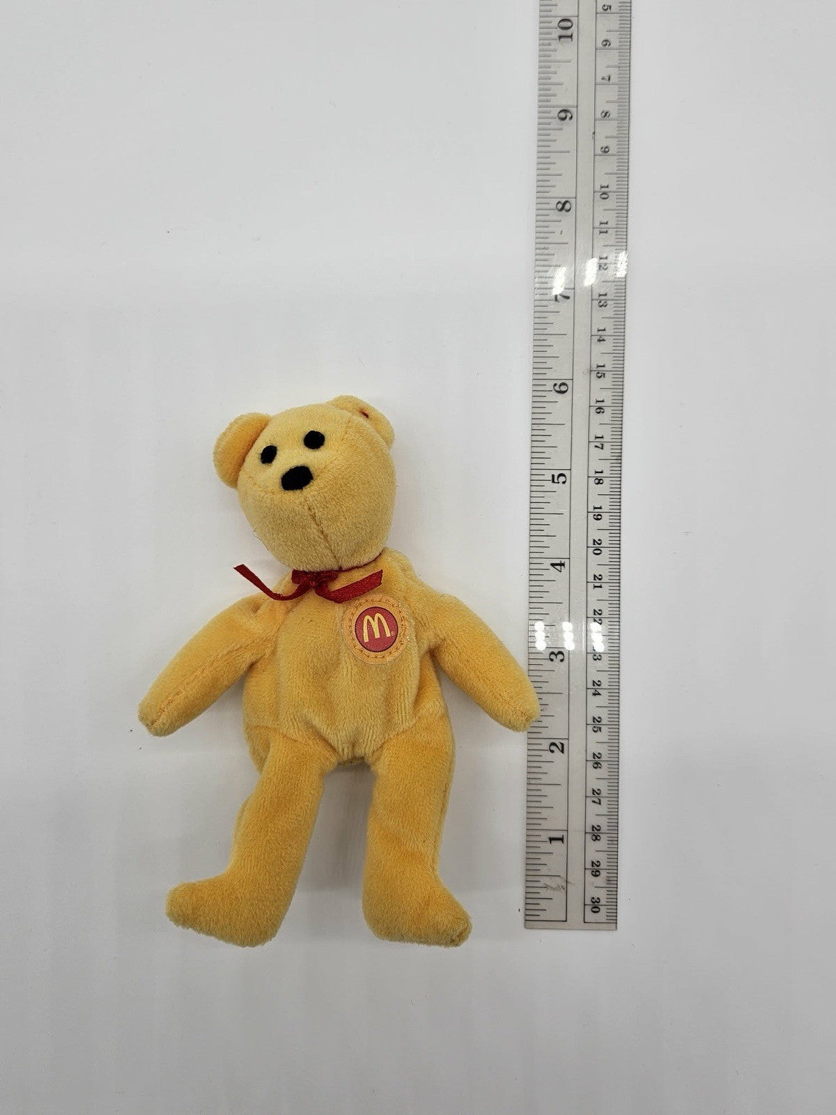 Ty Beanie Baby Golden Arches the Bear Yellow Stuffed Animal Plush Kids Toys
