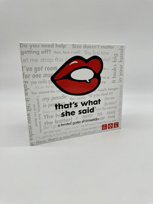 That's What She Said The Party Game of Twisted Innuendos - TWS13777245