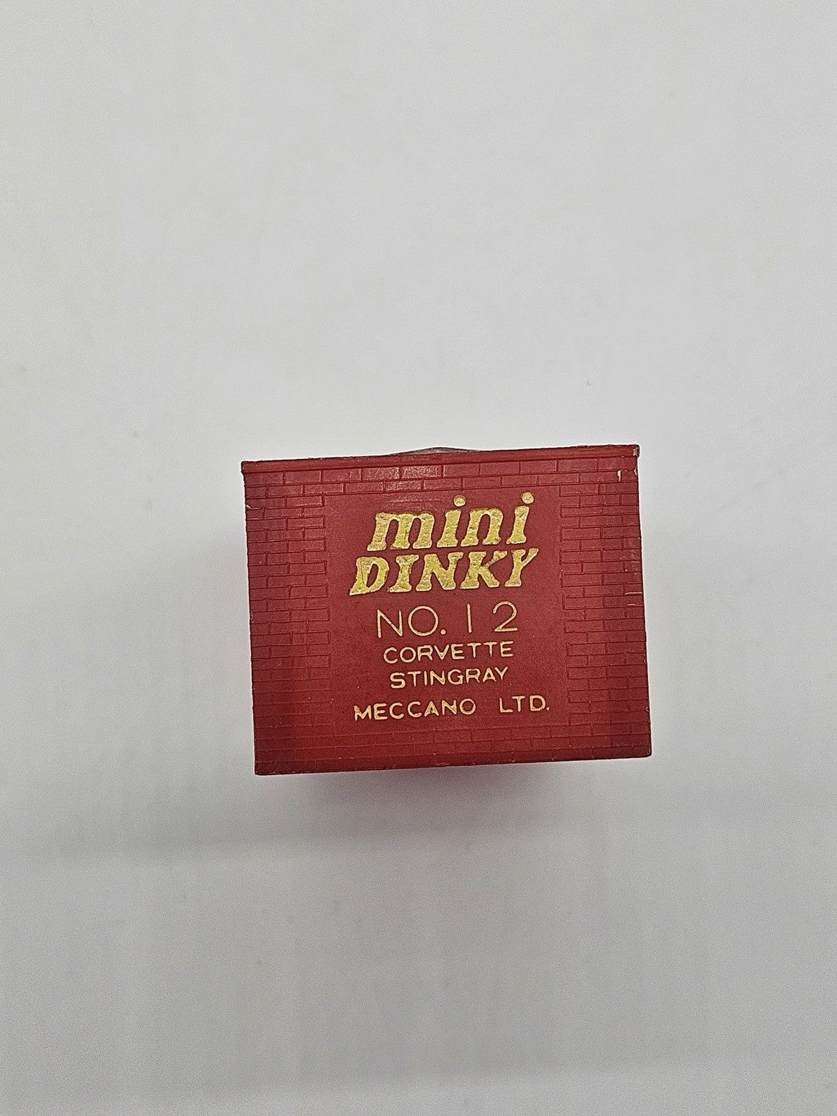 PLASTIC RED BOX ONLY!!!  Caterpillar Grader  No.99  By Mini Dinky