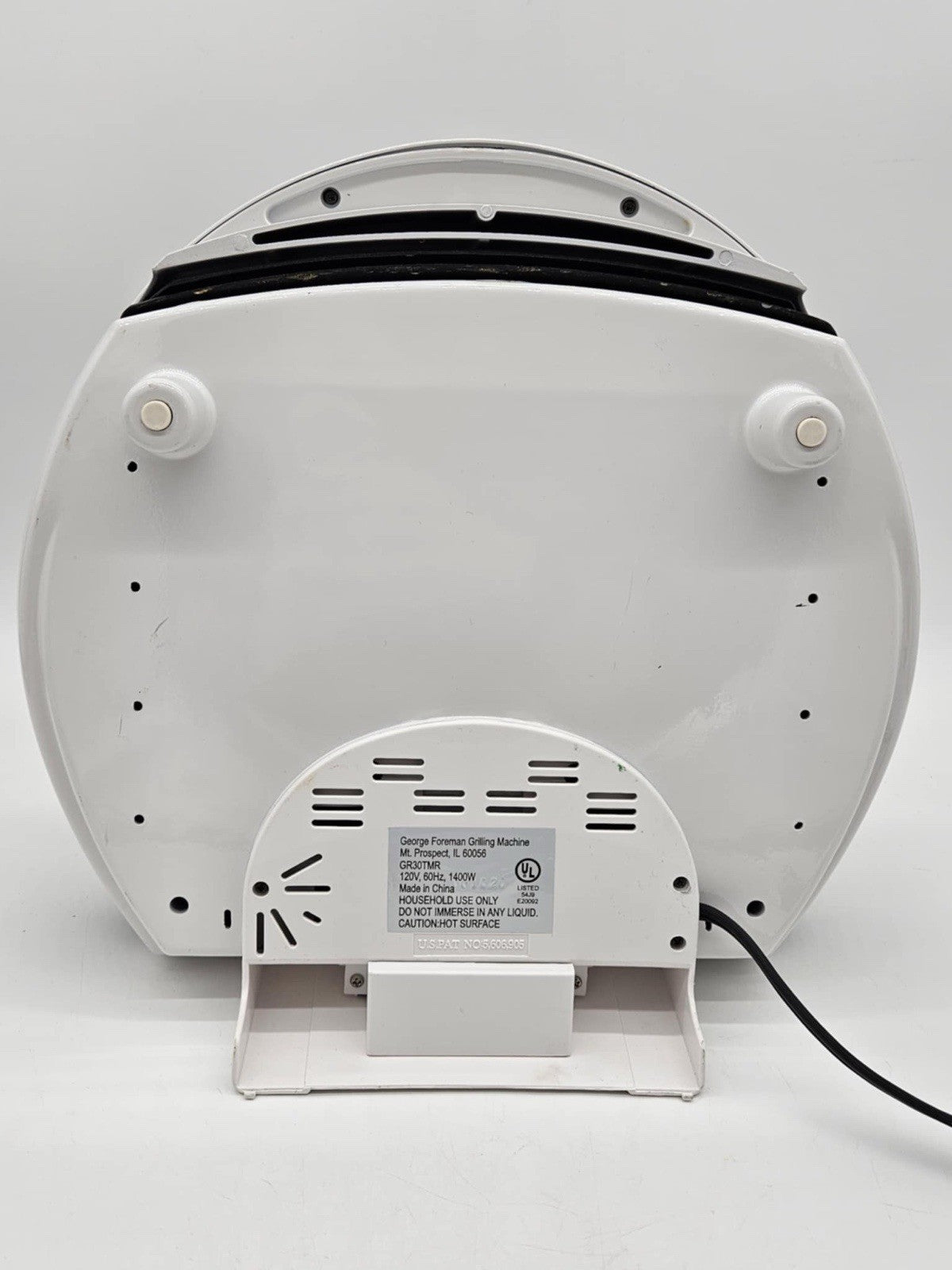 GEORGE FOREMAN GRILL White ~ Tested & Working