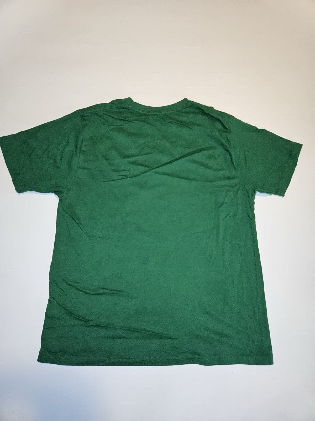 Title: St. Patrick’s Day “Who Needs Luck I Have Charm” Green T-Shirt Size L