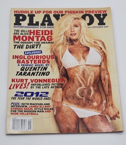 Playboy Magazine September 2009 🔥 CG Heidi Montag 🔥 PM Kimberly Phillips 🔥