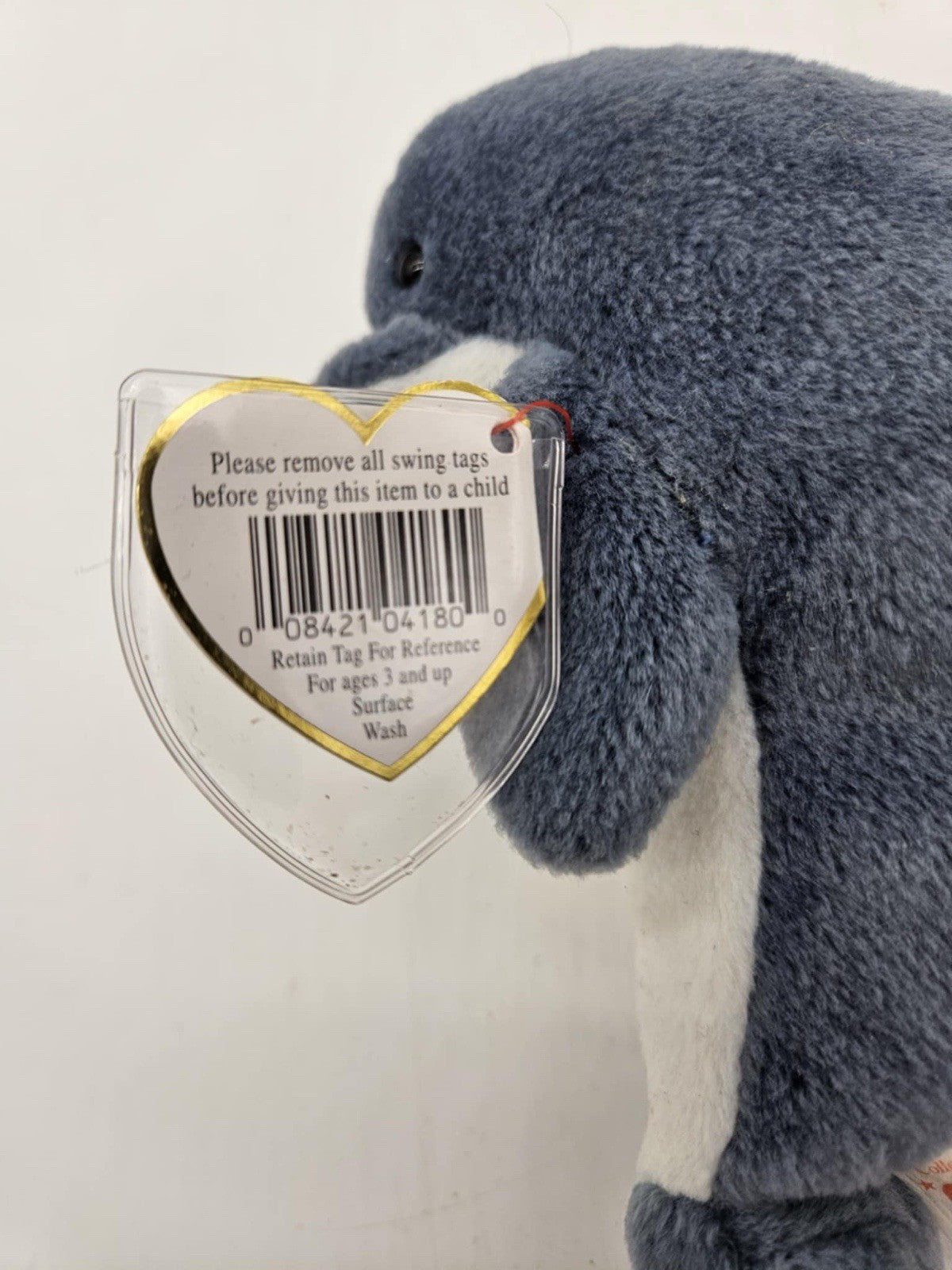 Ty Beanie Baby Echo Dolphin Blue Sea Retired Style 4180 1996 Rare Plush Ocean