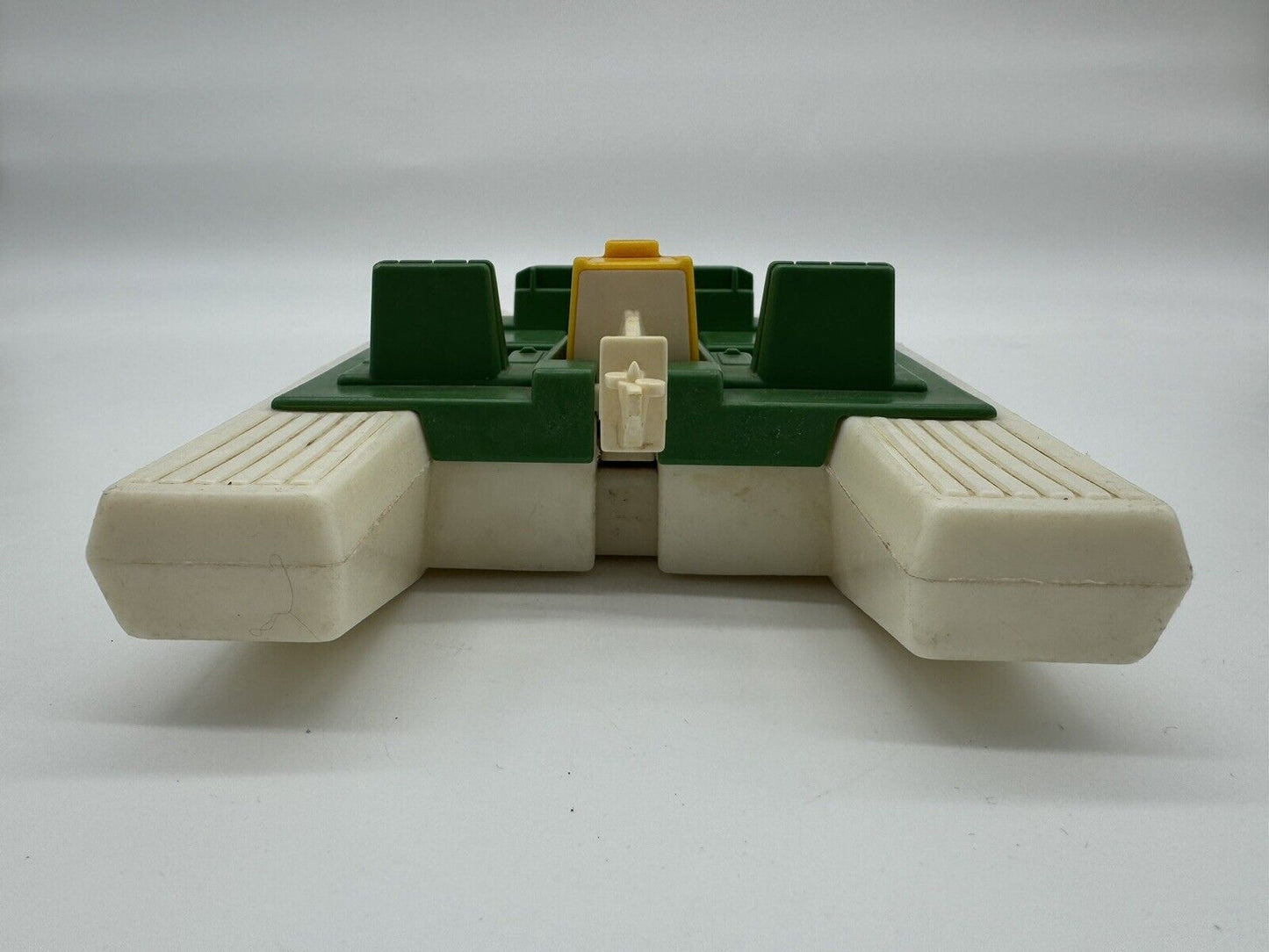 Fisher Price Adventure People Wilderness Pontoon Boat White Green Vintage 005