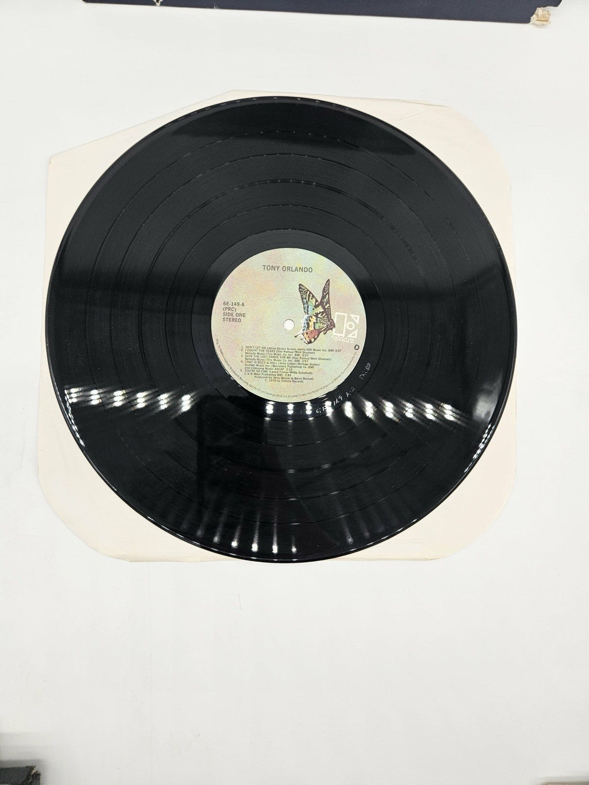 TONY ORLANDO record album 1978 new vinyl Save the Last Dance for Me