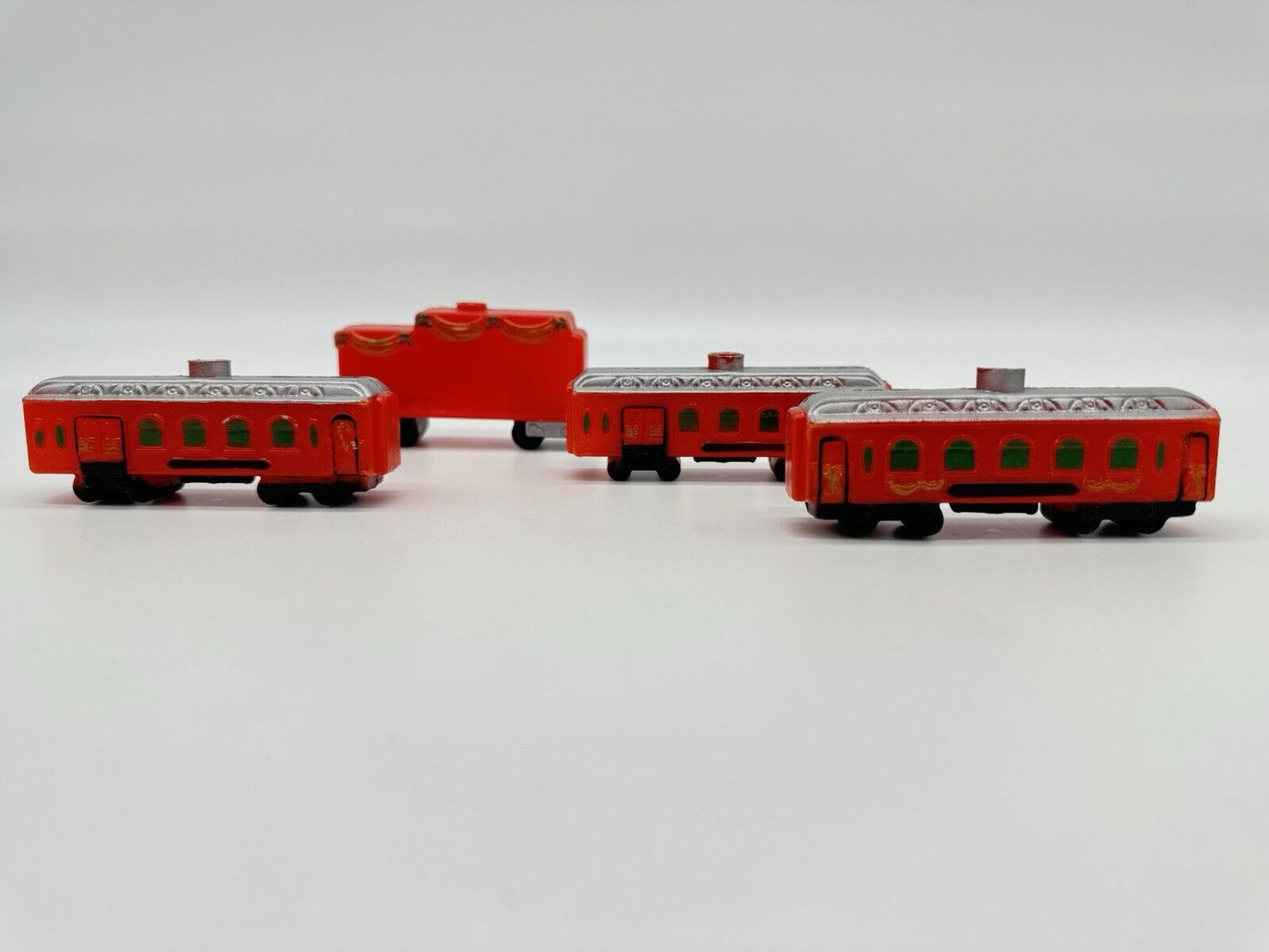 Old Vintage Plastic Train Cars