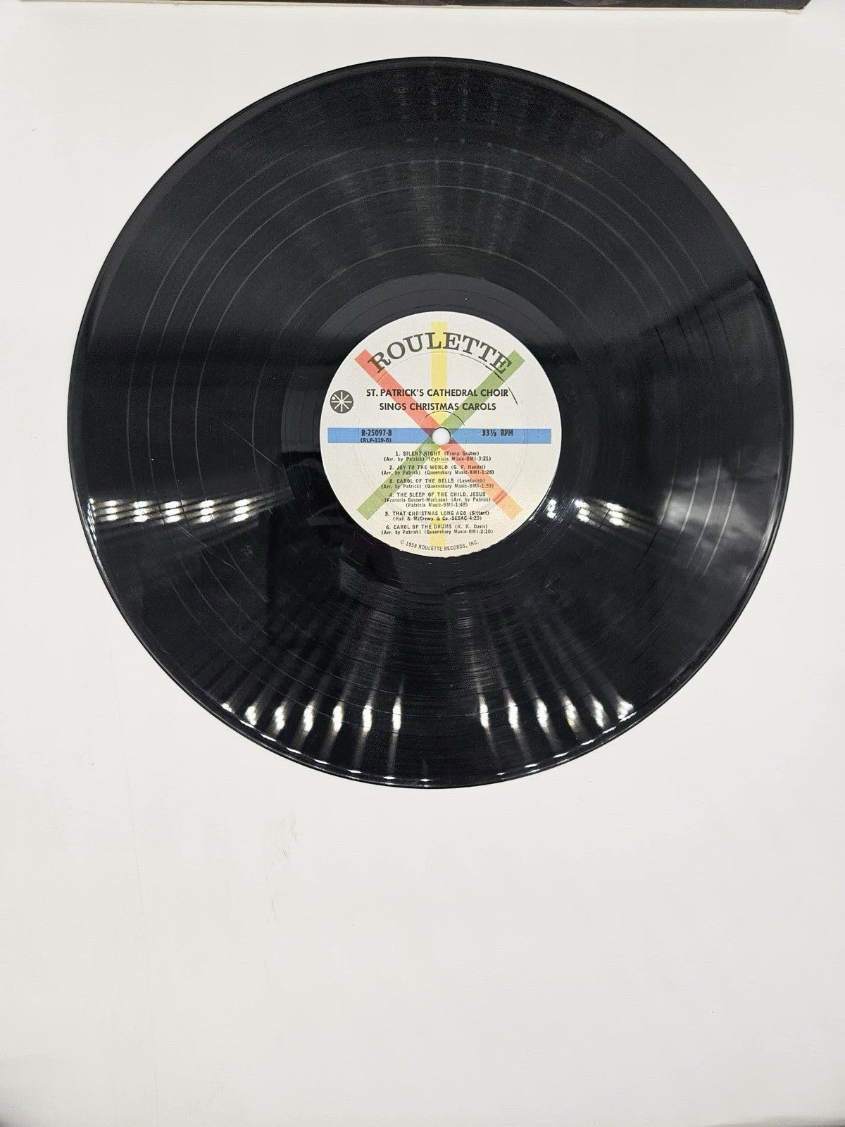 Saint Patrick's Cathedral Choir Sings Christmas Carols - Roulette  1958