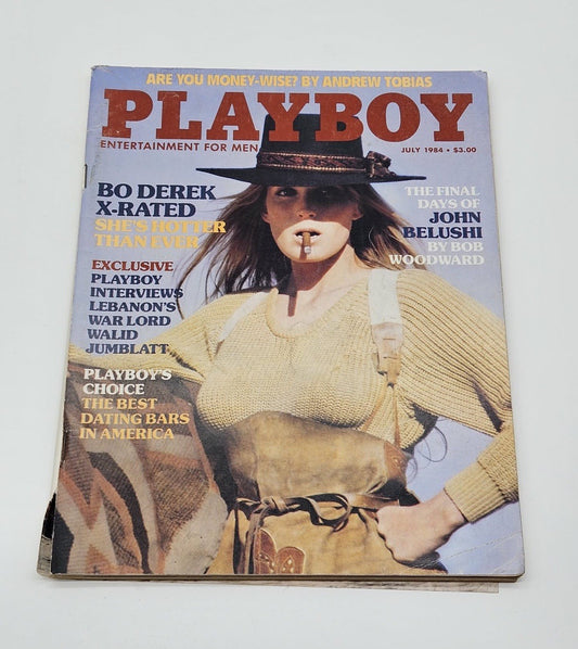 VTG Playboy July 1984 Illustrated Magazine Entertainment Celebrity Andrew Tobias