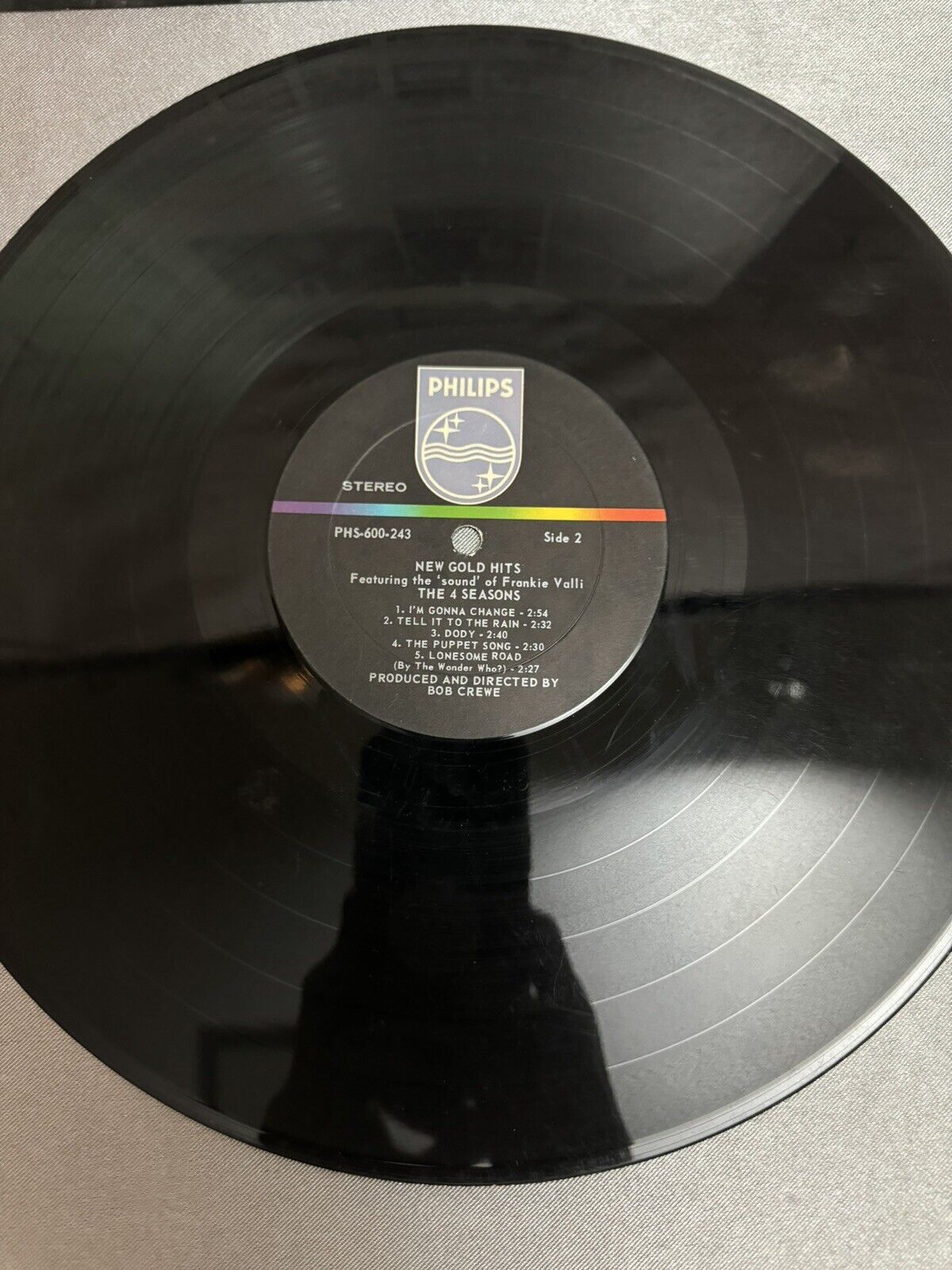 The Four Seasons LP New Gold Hits STEREO 1967 Philips PHS-600-243