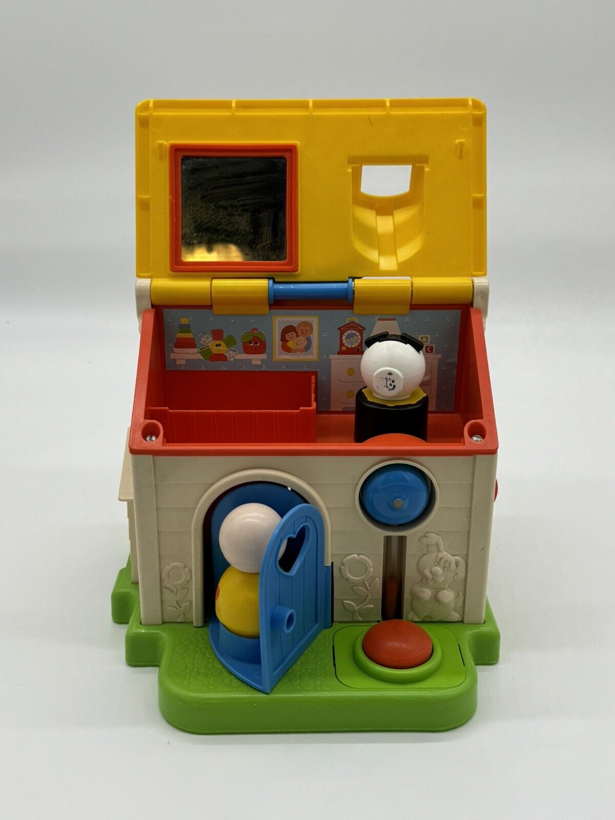Vintage Fisher-Price Little People Discovery Cottage House 1984 Retro Kids Toy
