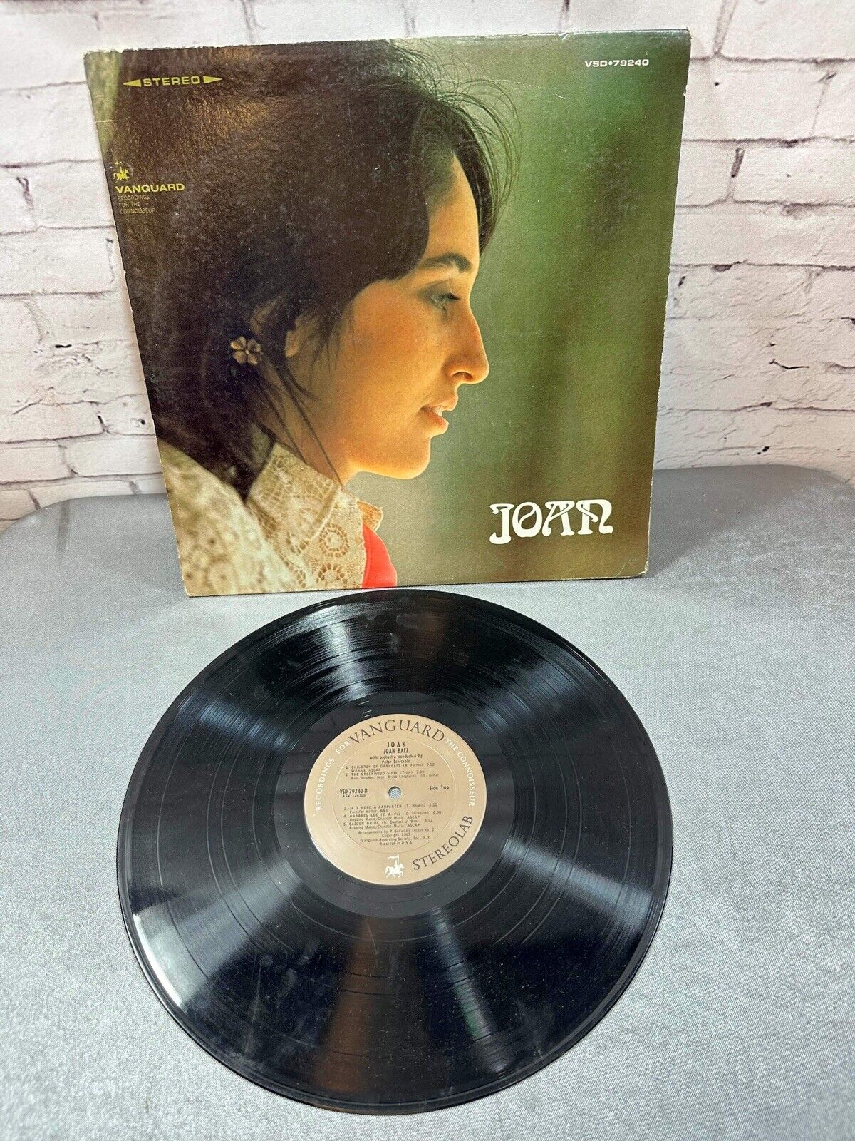 Joan Baez, Joan Vinyl, LP, Album, Stereo, Vanguard VSD 79240, F/S From USA
