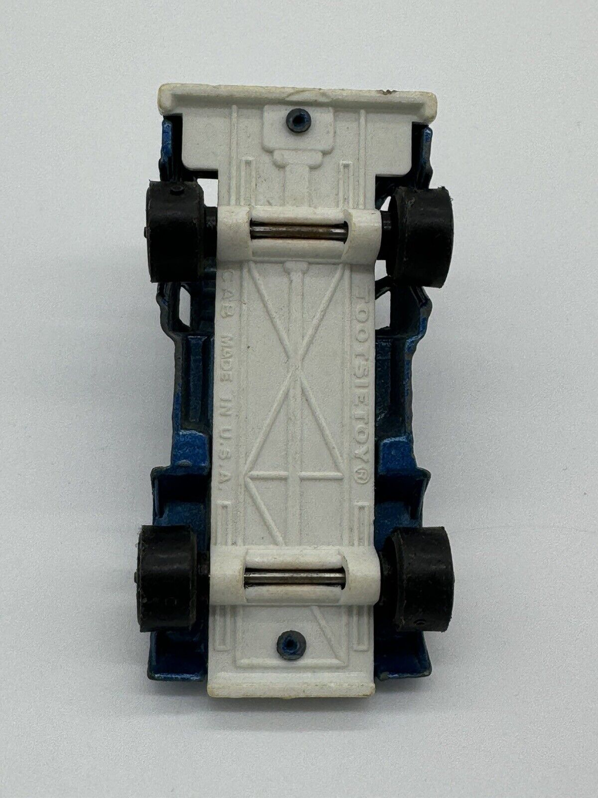 Vintage Diecast 1970 Tootsie Toy Semi Truck Cab Blue Paint Wear