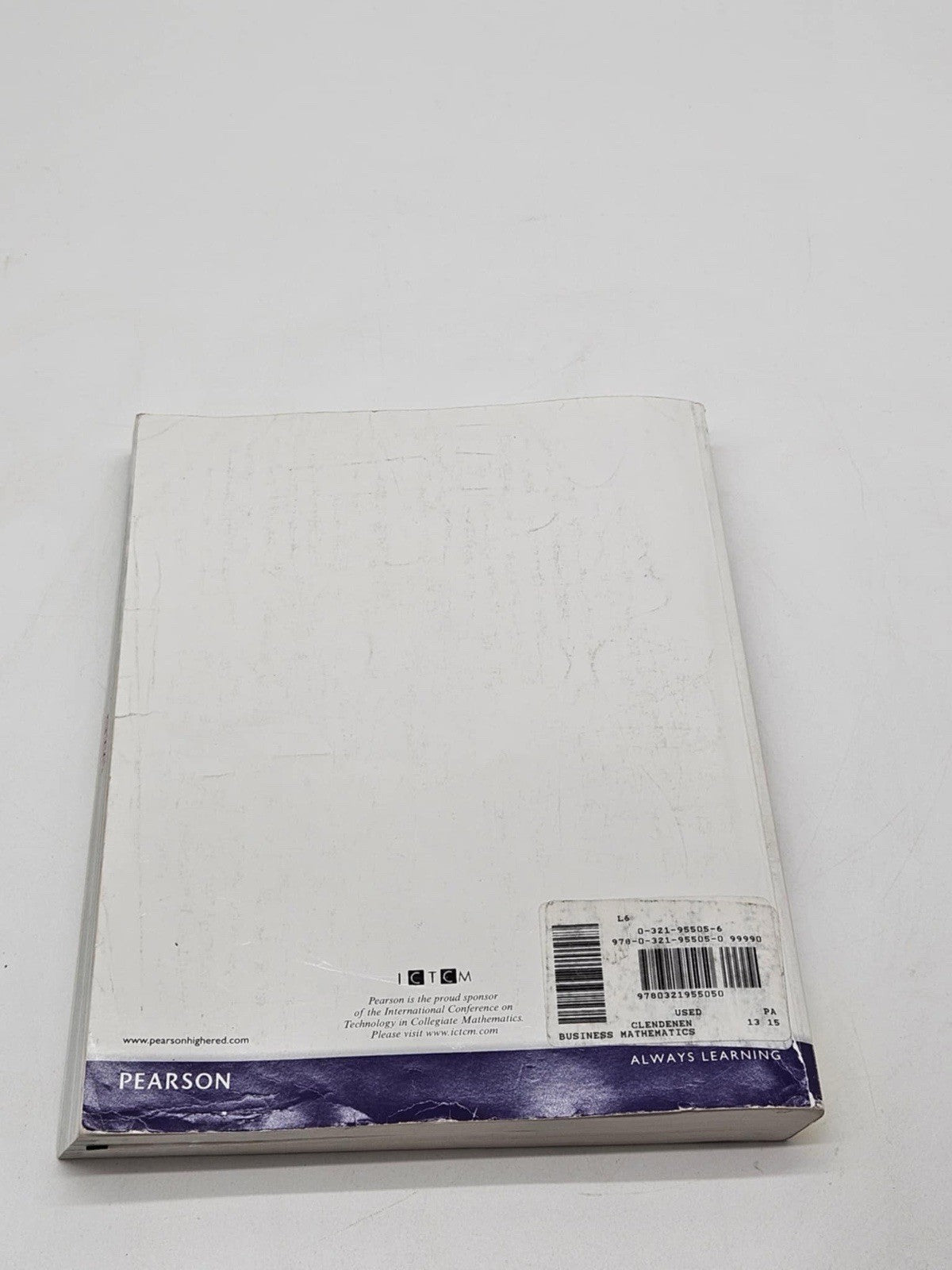 Business Mathematics (13th Edition) - Paperback By Clendenen, Gary - LIKE NEW