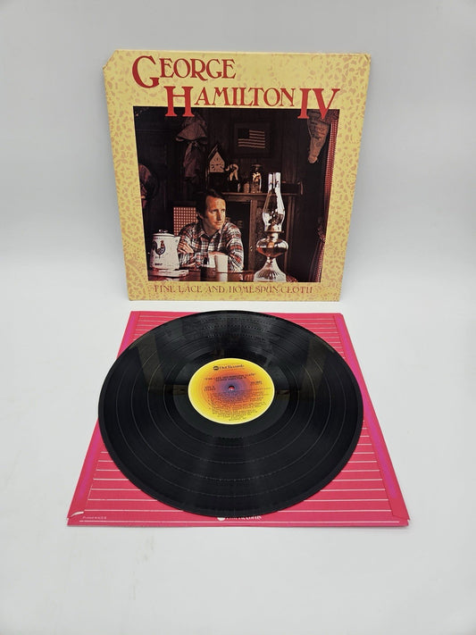 George Hamilton IV Fine Lace and Home Spun Cloth LP Vinyl Country Western