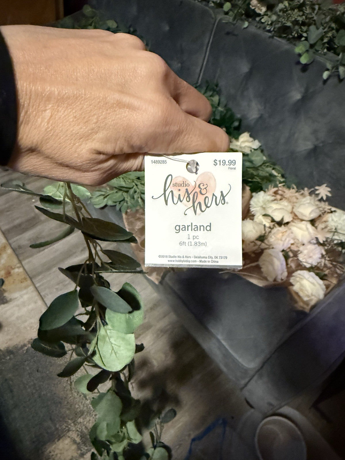 Wedding/Event Greenery Lot – 132+ Feet of Garland with Accent Florals