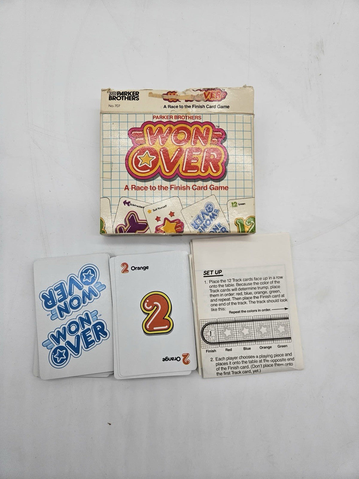 Vintage Card Game Won Over Parker Bros D34